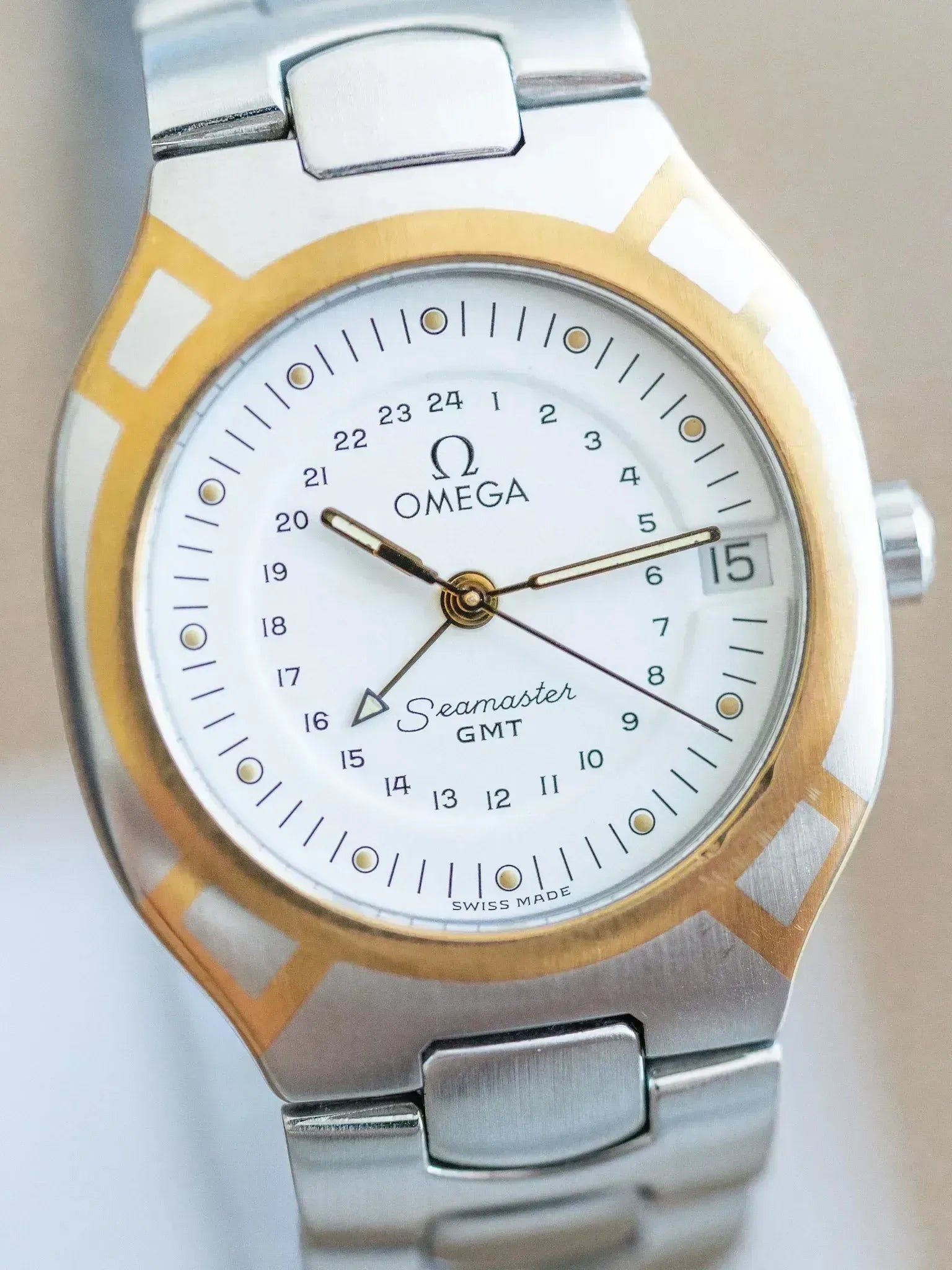 Omega - Seamaster GMT Polaris Acier Or 18k - 1986 - Atelier Victor