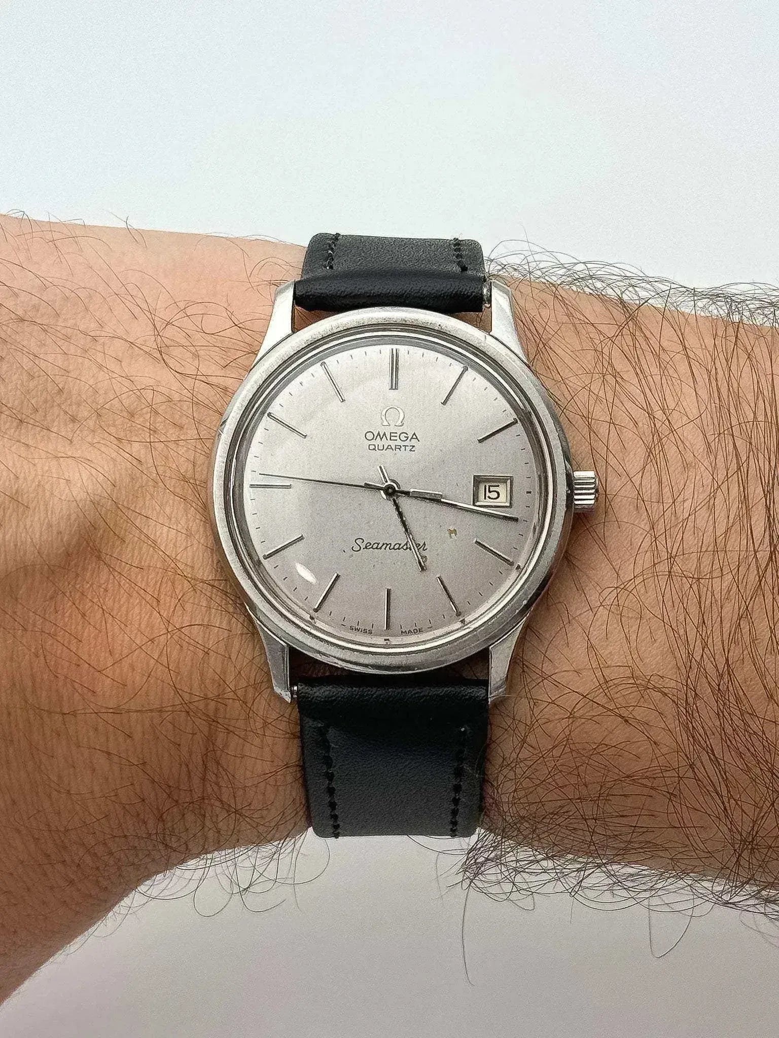 Omega - Seamaster Gris Date Quartz - 1976 - Atelier Victor