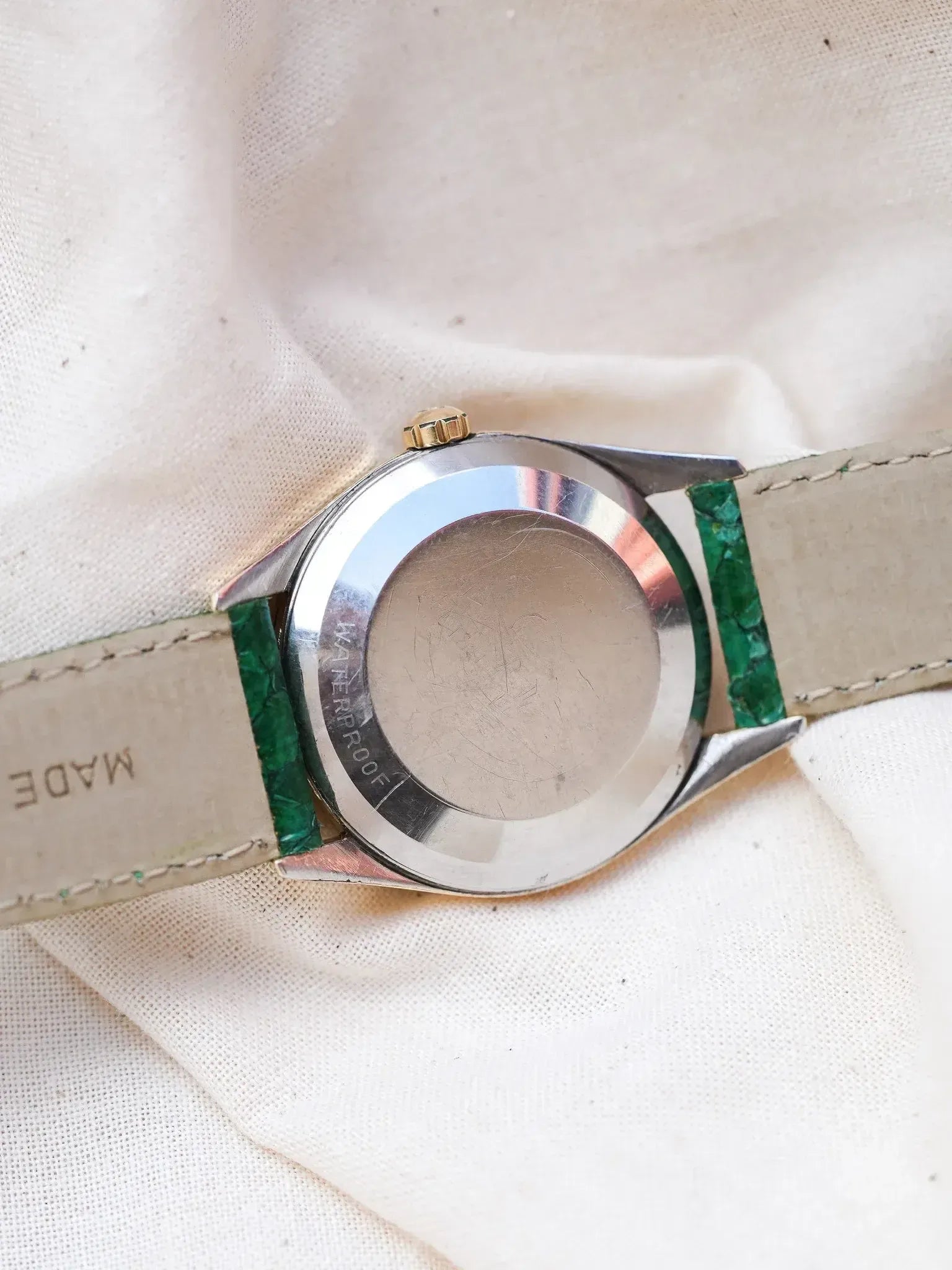 Omega - Seamaster Index Or Patine Creme - 1956 - Atelier Victor