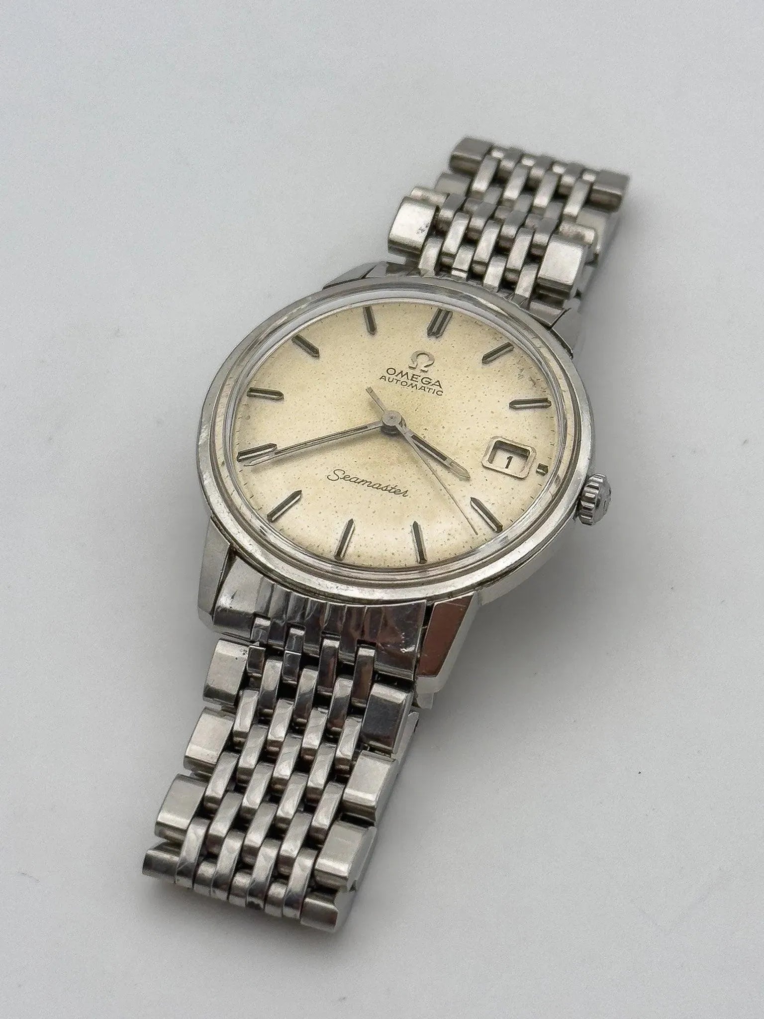 Omega - Seamaster Patine Grain de Riz - 1966 - Atelier Victor - Vintage Shop