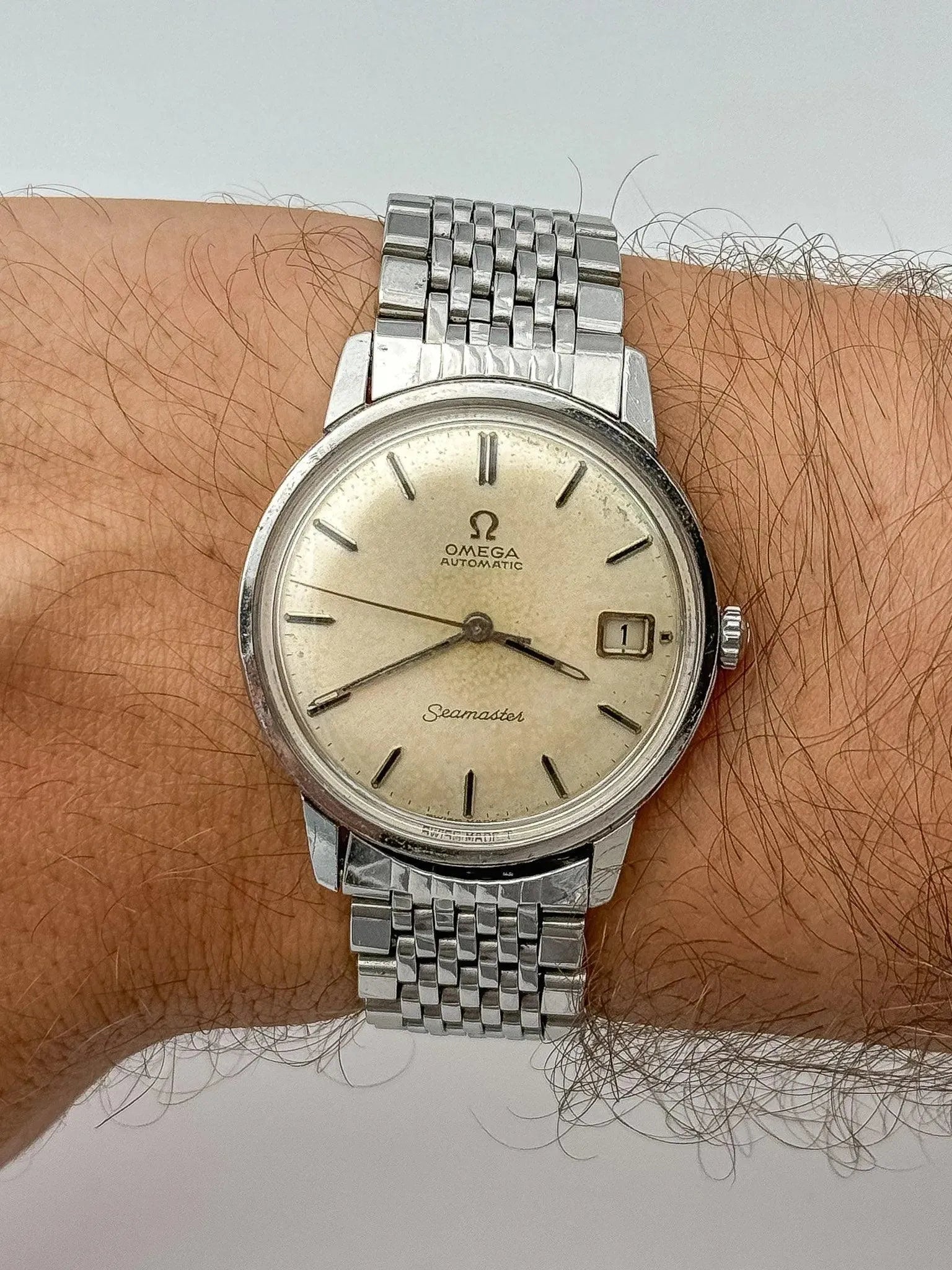 Omega - Seamaster Patine Grain de Riz - 1966 - Atelier Victor - Vintage Shop