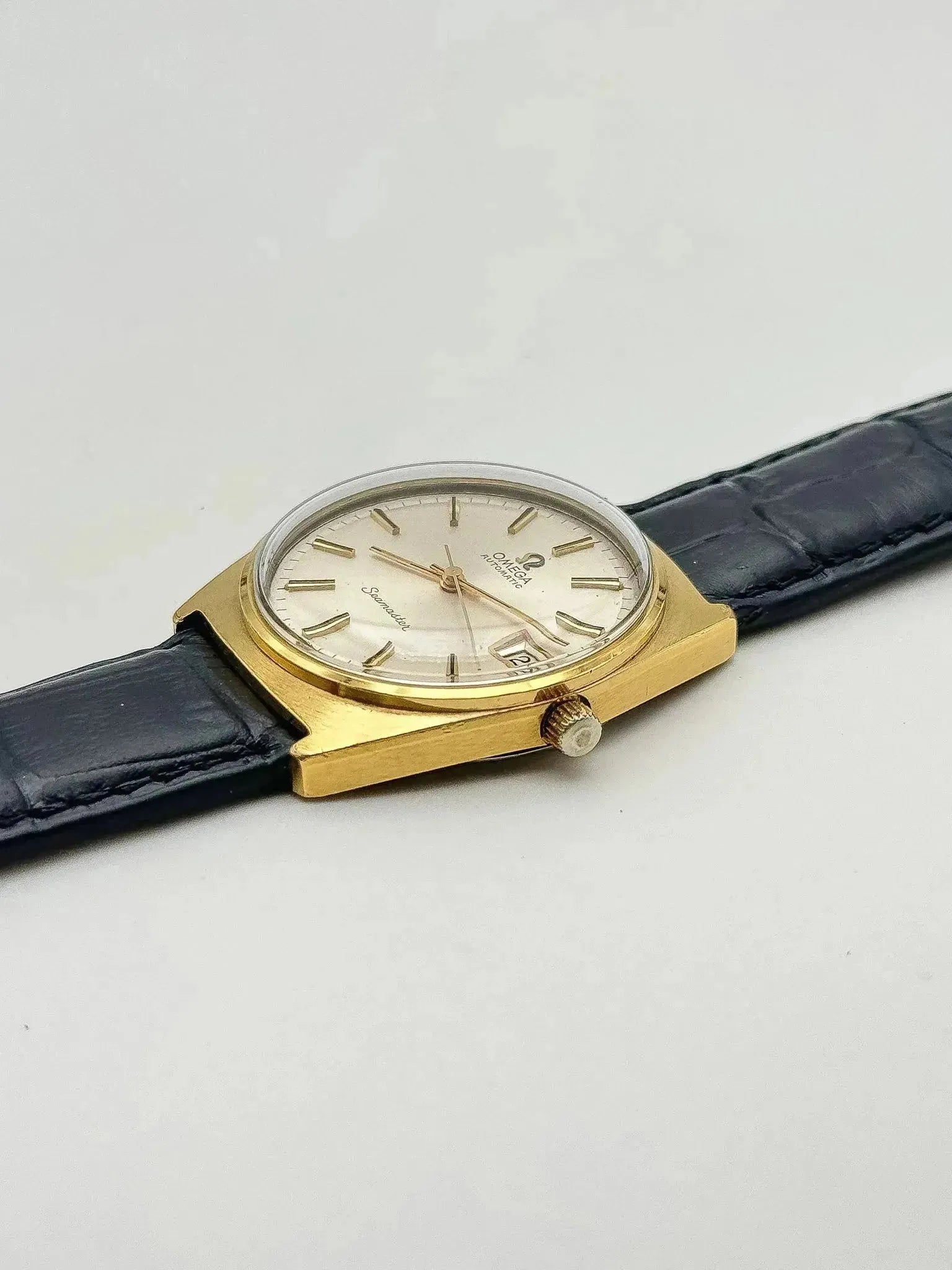 Omega - Seamaster Plaqué Date Automatique - 1974 - Atelier Victor - Vintage Shop