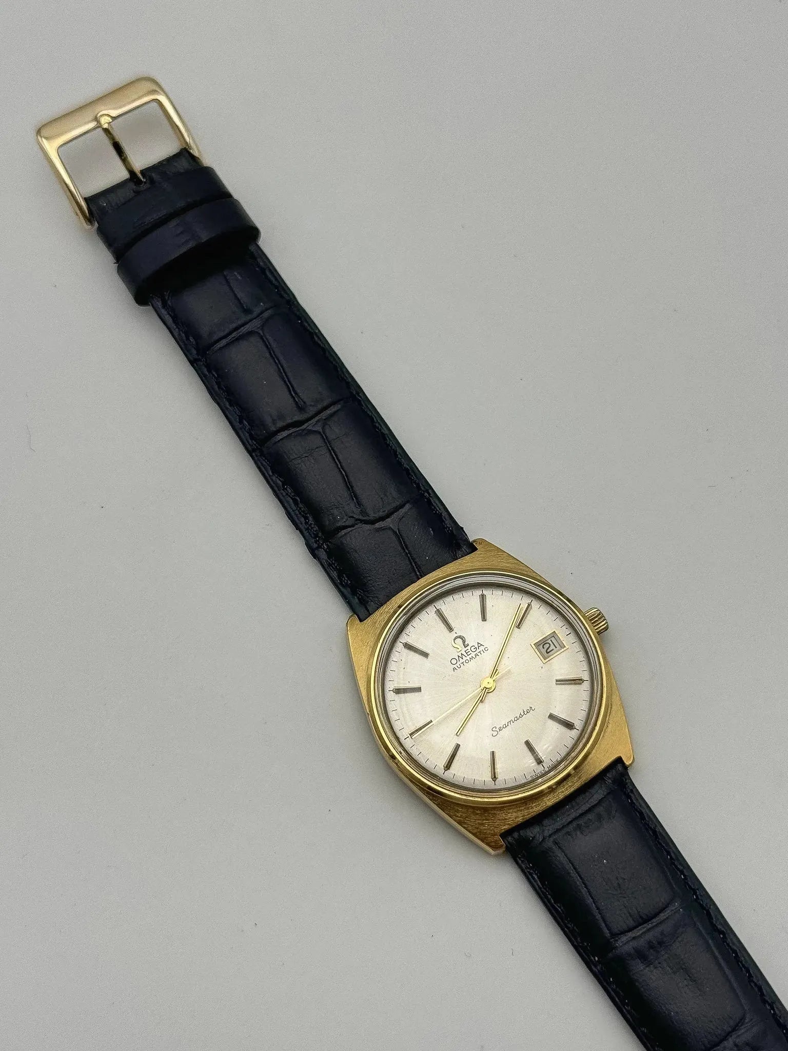 Omega - Seamaster Plaqué Date Automatique - 1974 - Atelier Victor - Vintage Shop