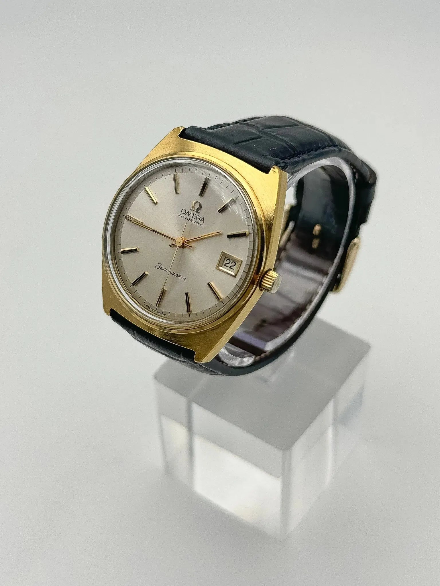 Omega - Seamaster Plaqué Date Automatique - 1974 - Atelier Victor - Vintage Shop