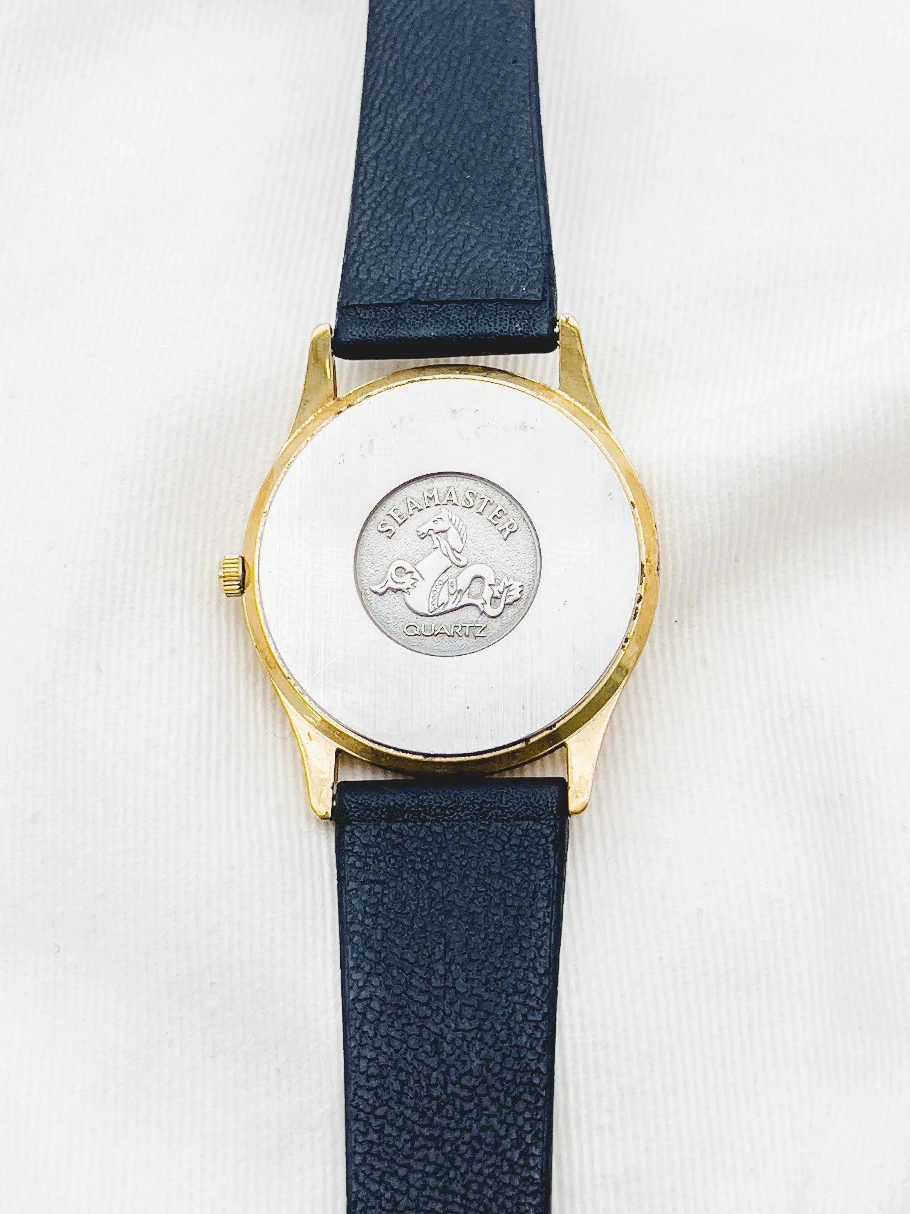 Omega - Seamaster Plaqué or Circle Date - 1982 - Atelier Victor - Vintage Shop