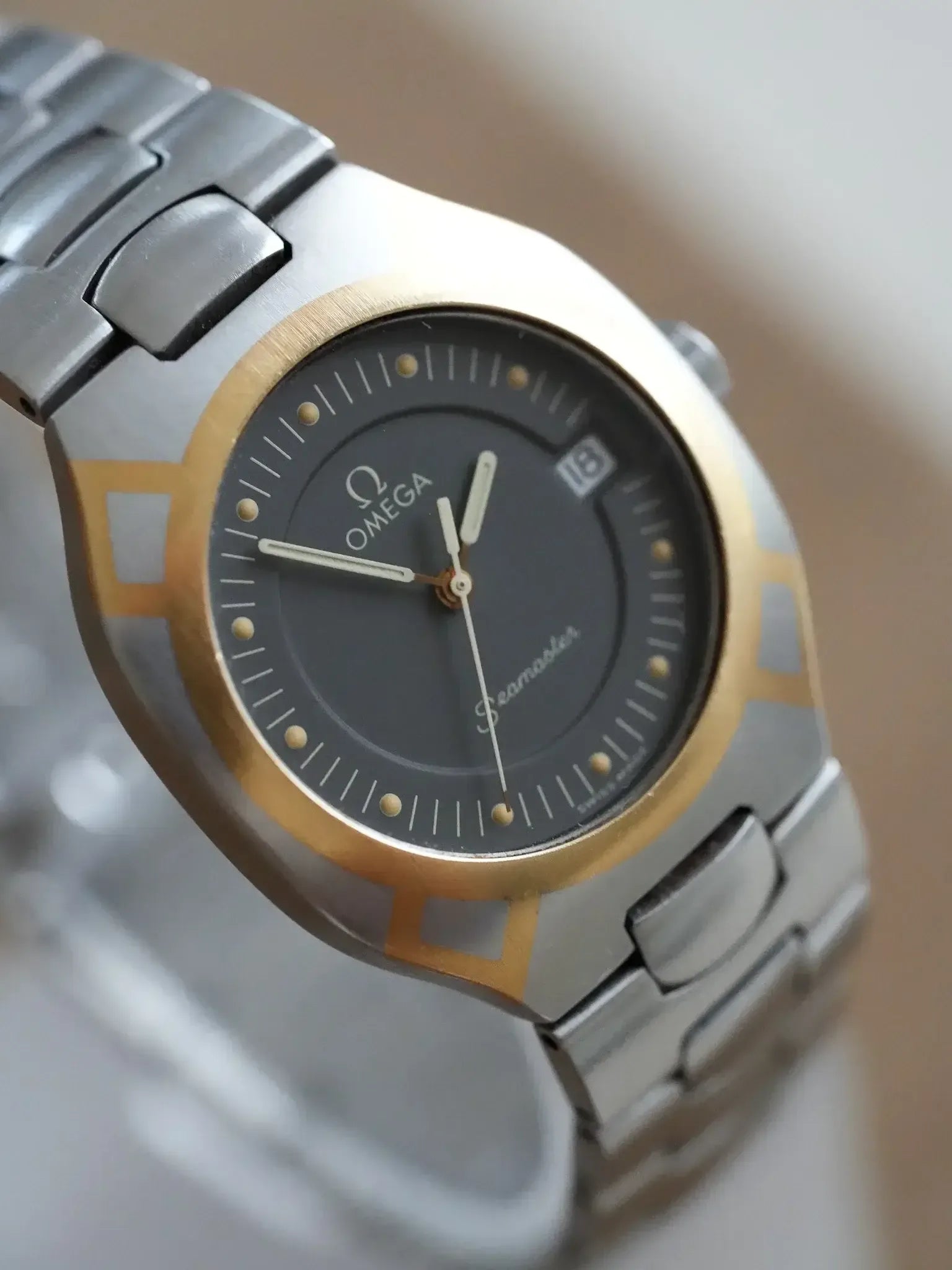 Omega - Seamaster Polaris Acier Or 18K Anthracite #2 - 1991 - Atelier Victor