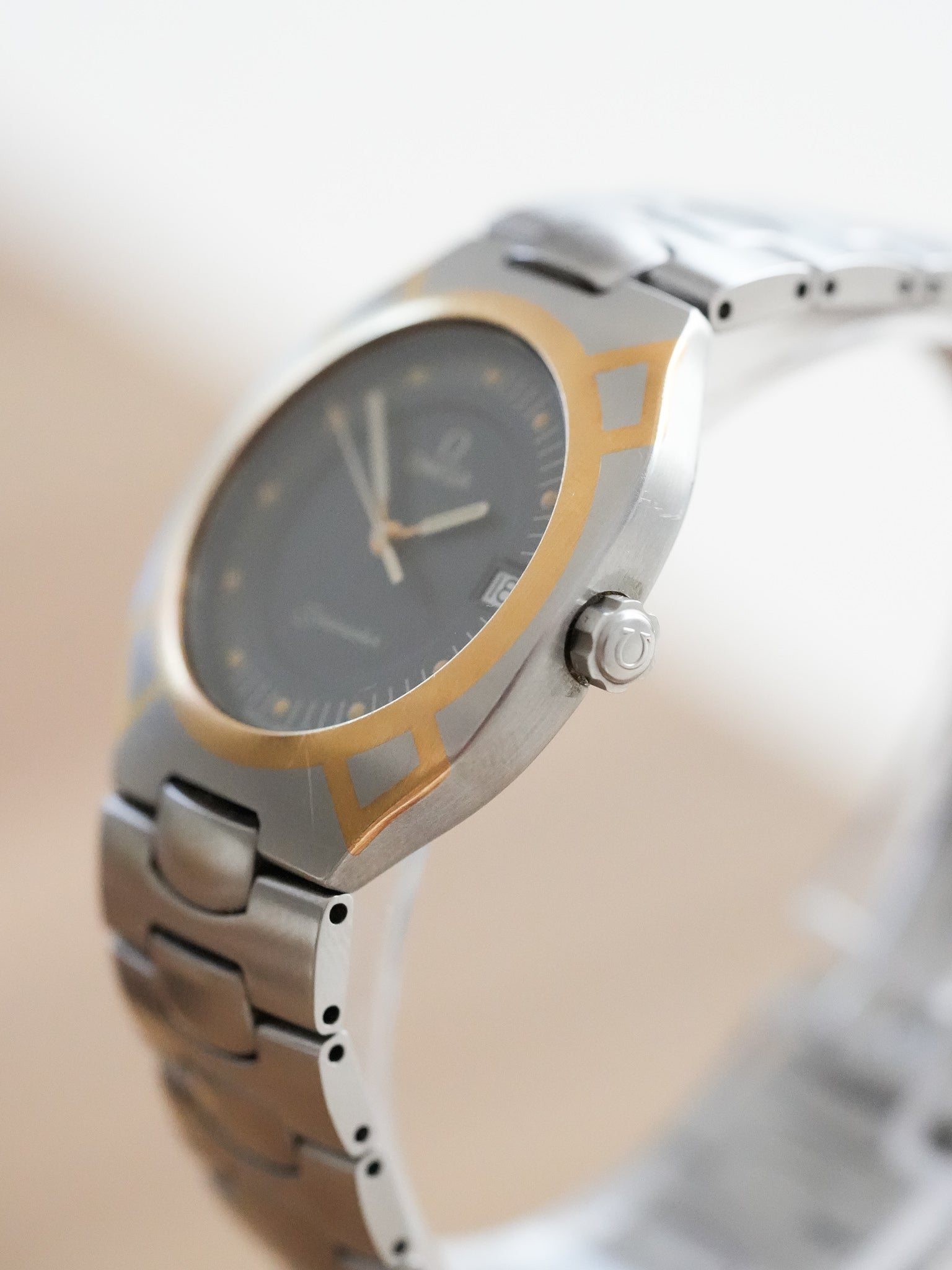 Omega - Seamaster Polaris Acier Or 18K Anthracite #2 - 1991 - Atelier Victor - Vintage Shop