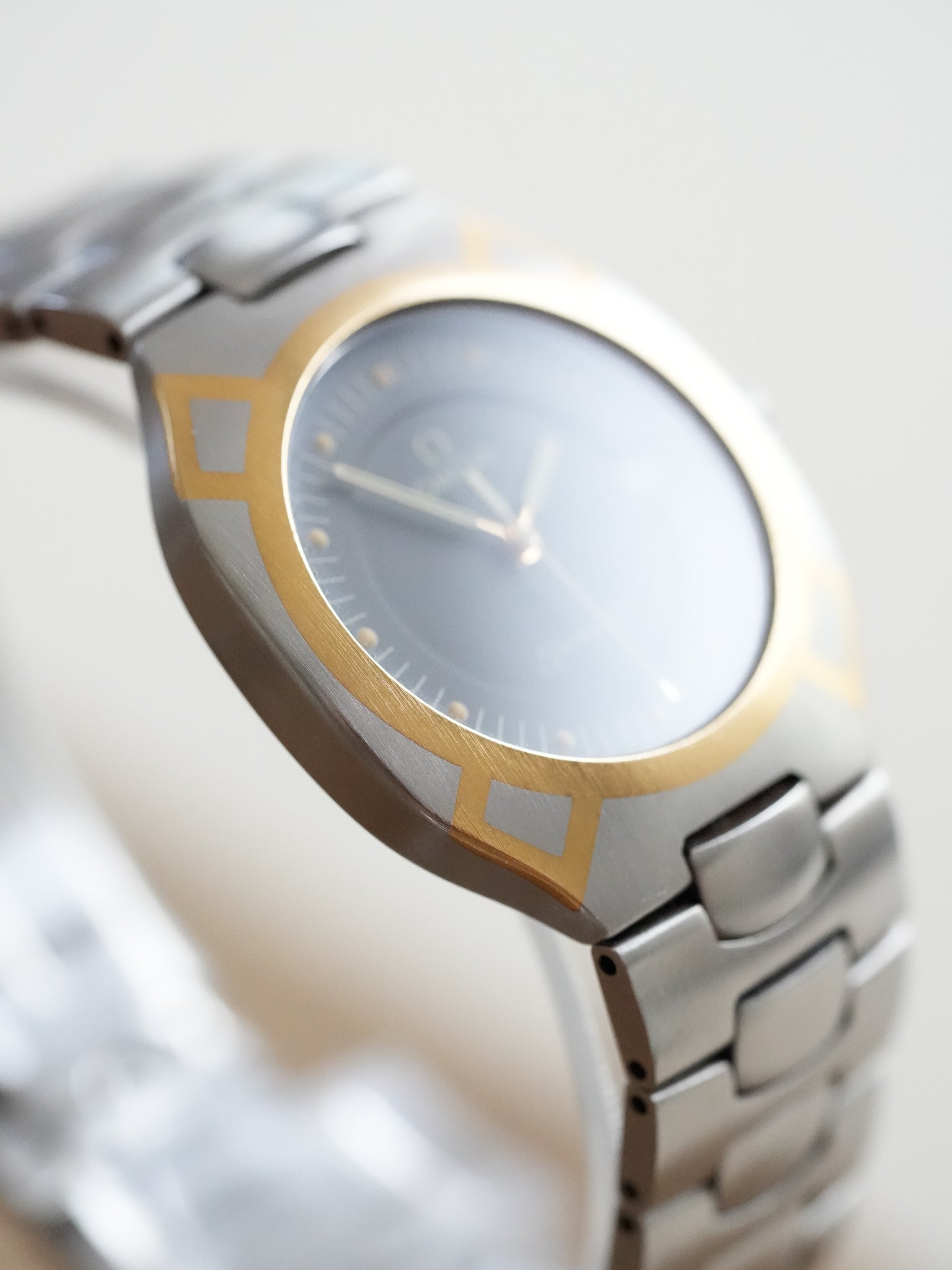 Omega - Seamaster Polaris Acier Or 18K Anthracite #2 - 1991 - Atelier Victor - Vintage Shop
