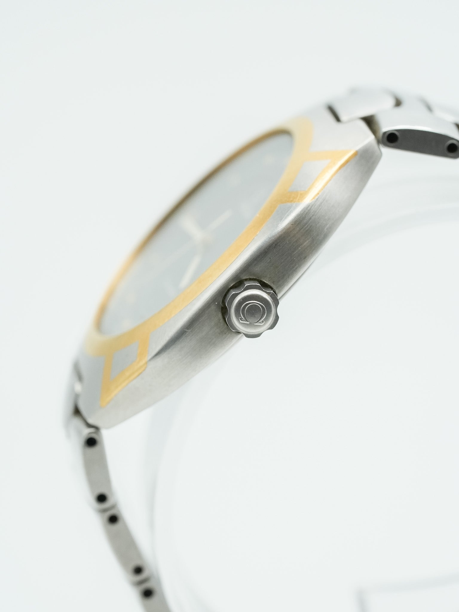Omega - Seamaster Polaris Acier Or 18K Cadran Anthracite - 1991 - Atelier Victor - Vintage Shop