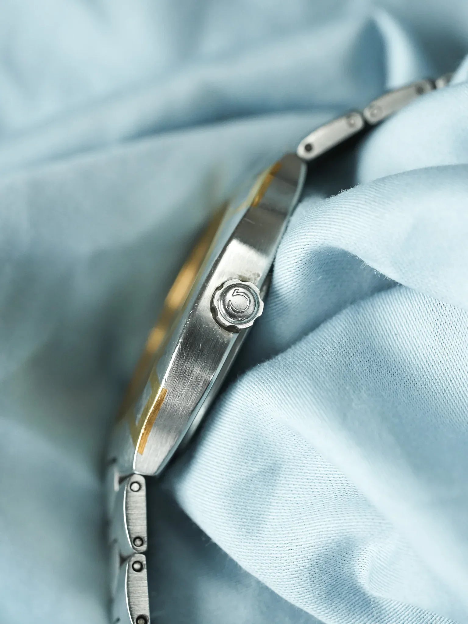 Omega - Seamaster Polaris Daydate Anthracite Or 18k - 1980s - Atelier Victor