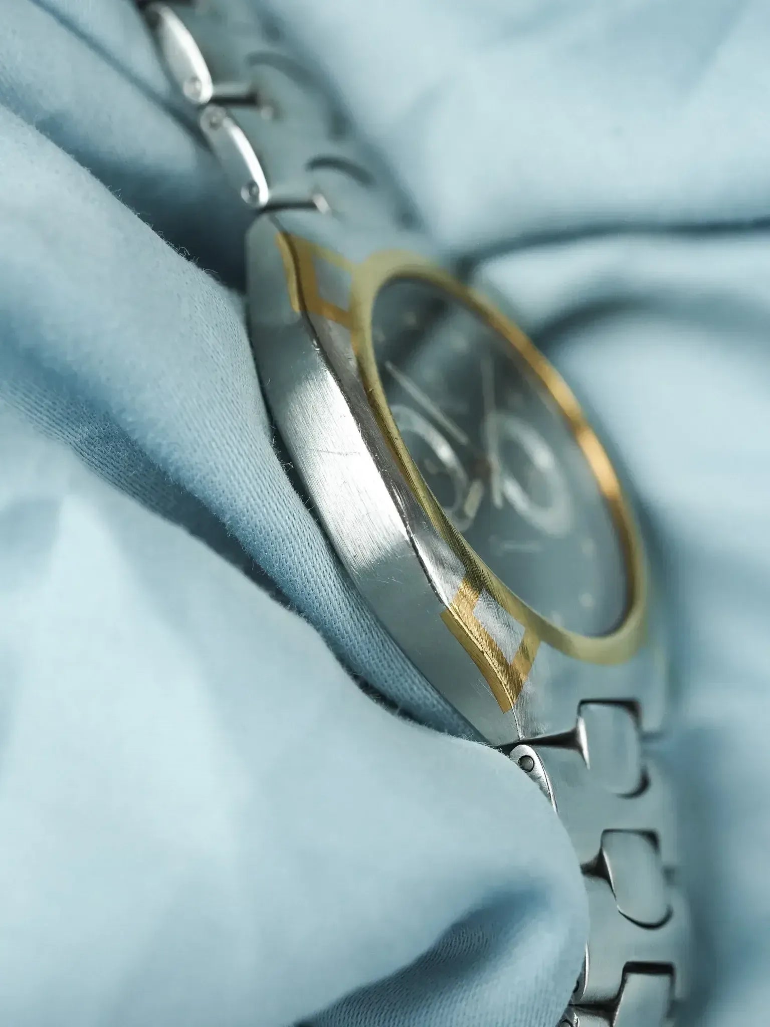 Omega - Seamaster Polaris Daydate Anthracite Or 18k - 1980s - Atelier Victor