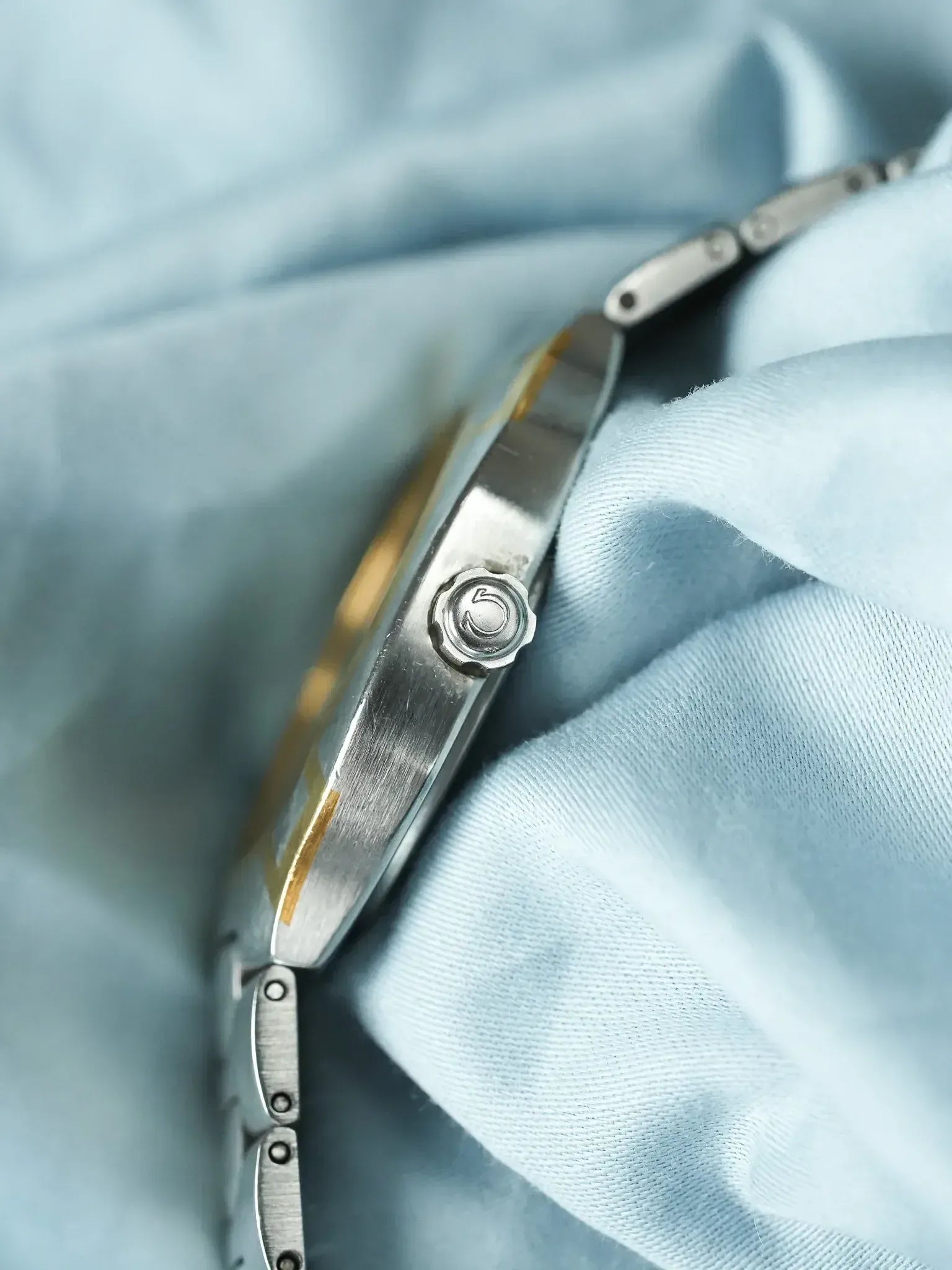 Omega - Seamaster Polaris Daydate Anthracite Or 18k - 1980s - Atelier Victor