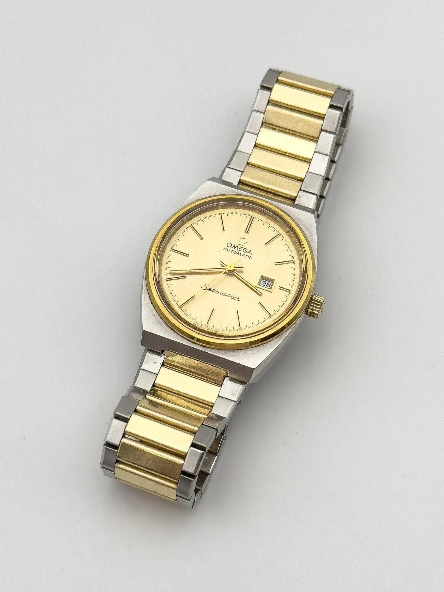 Omega - Seamaster Steel & Gold - 1974 - Atelier Victor Paris - Vintage Watch Shop Dubai