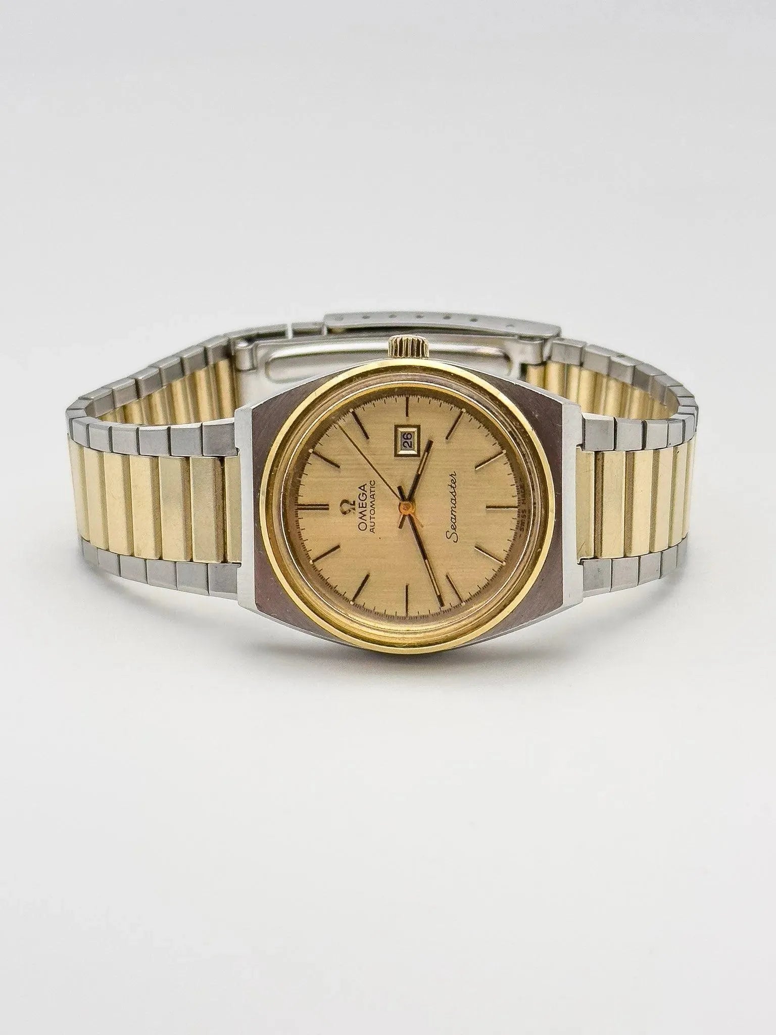 Omega - Seamaster Steel & Gold - 1974 - Atelier Victor Paris - Vintage Watch Shop Dubai