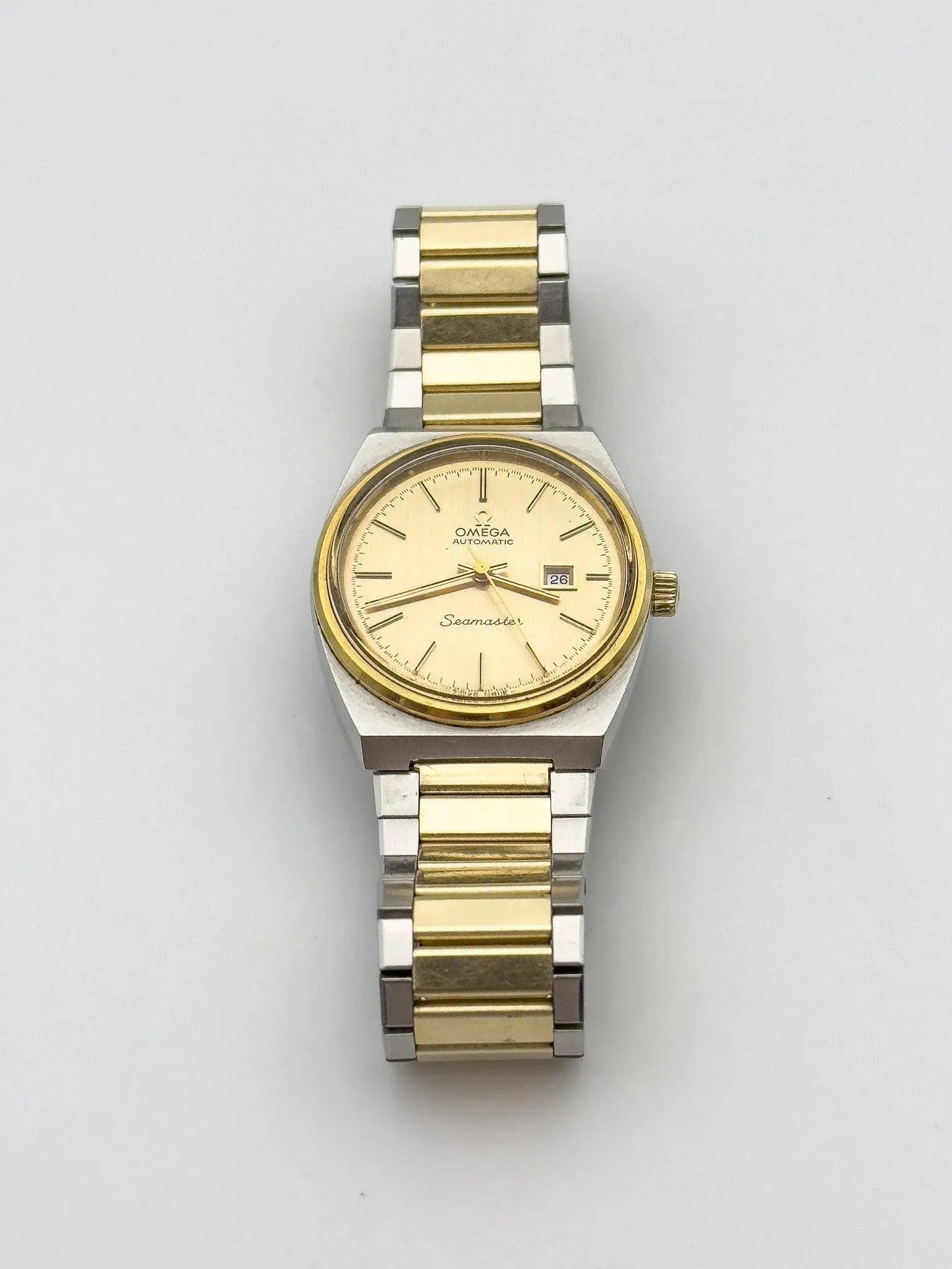 Omega - Seamaster Steel & Gold - 1974 - Atelier Victor Paris - Vintage Watch Shop Dubai