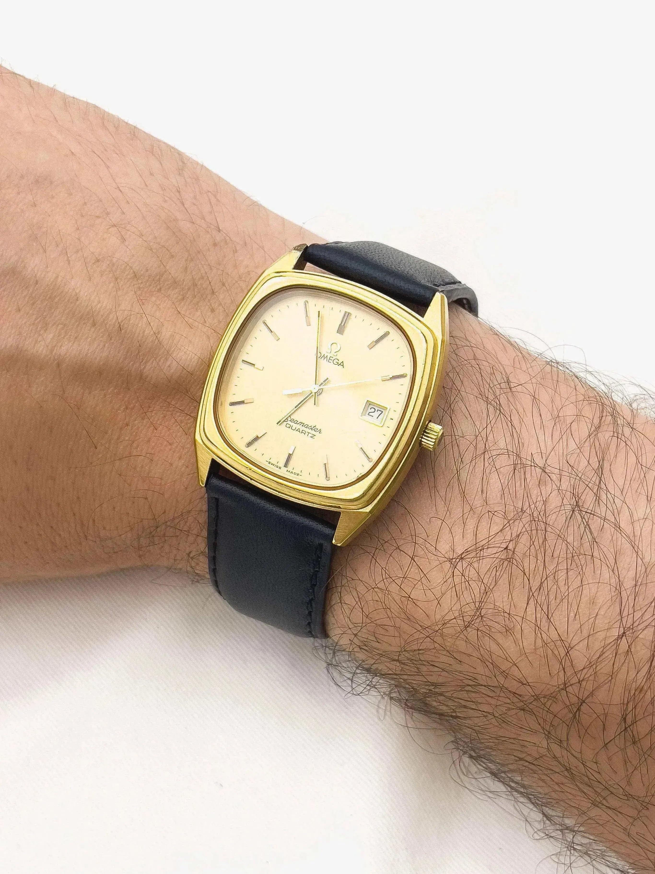 Omega - Seamaster Tonneau Quartz Date Or - 1979 - Atelier Victor