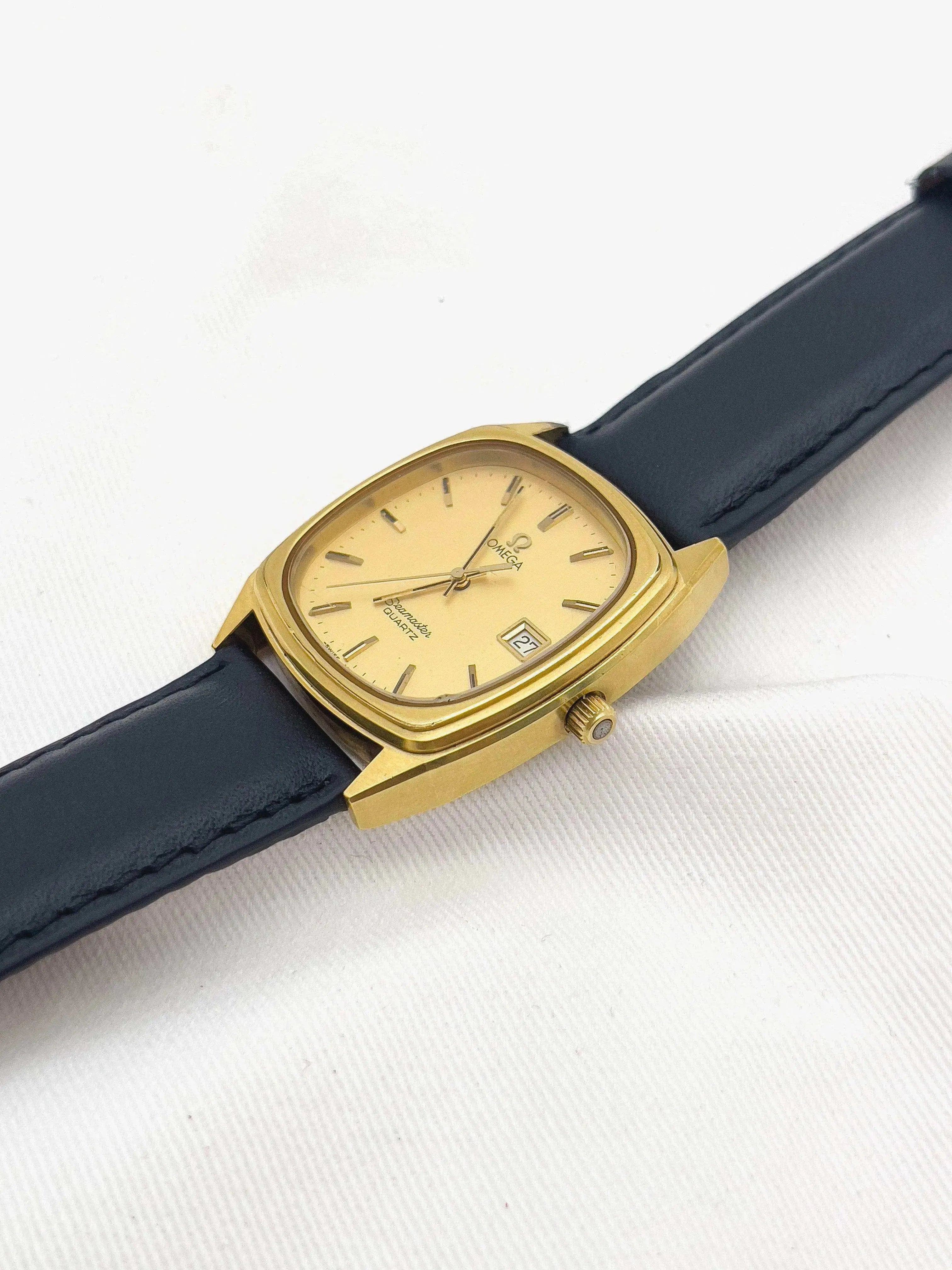 Omega - Seamaster Tonneau Quartz Date Or - 1979 - Atelier Victor