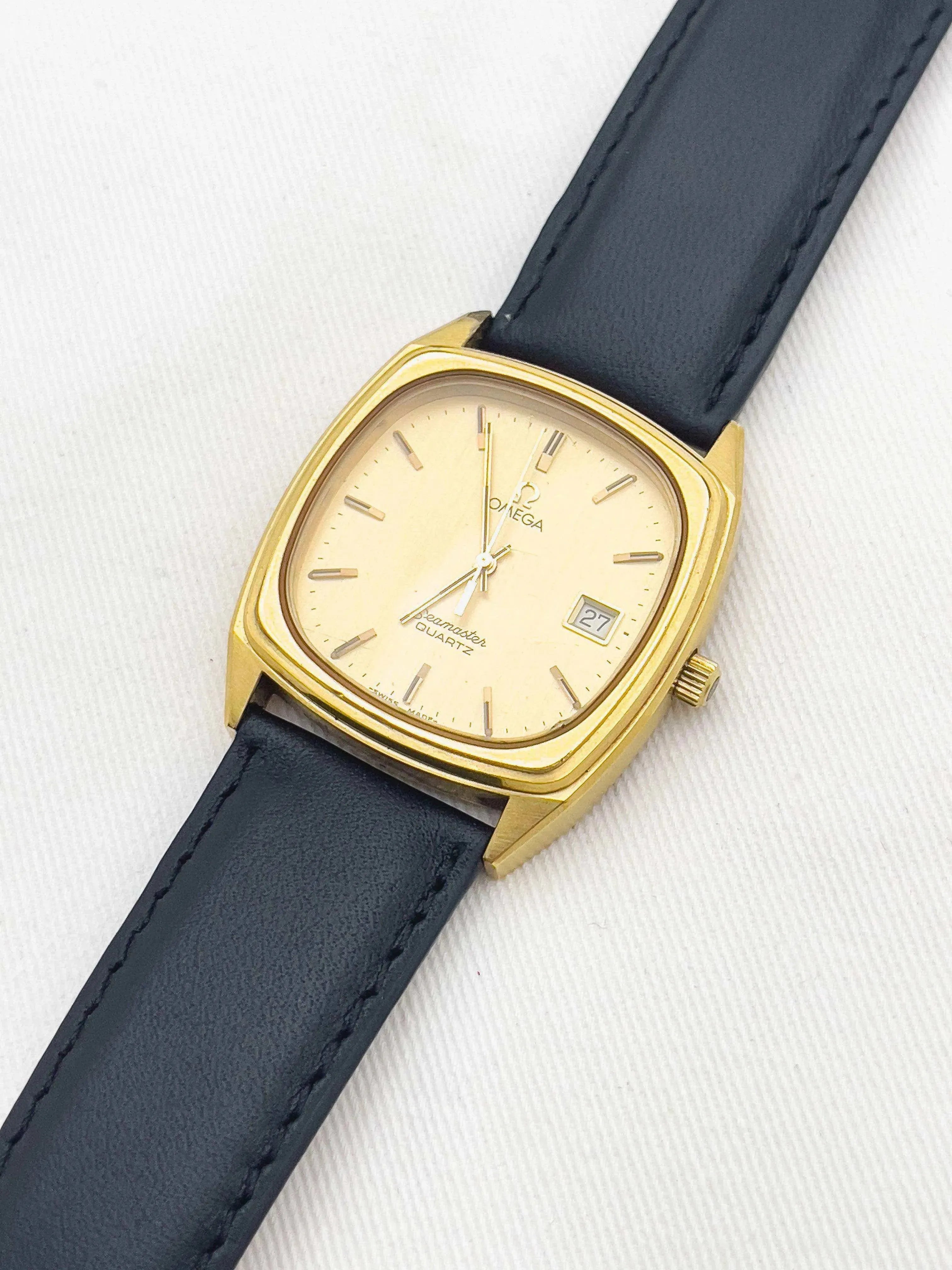 Omega - Seamaster Tonneau Quartz Date Or - 1979 - Atelier Victor