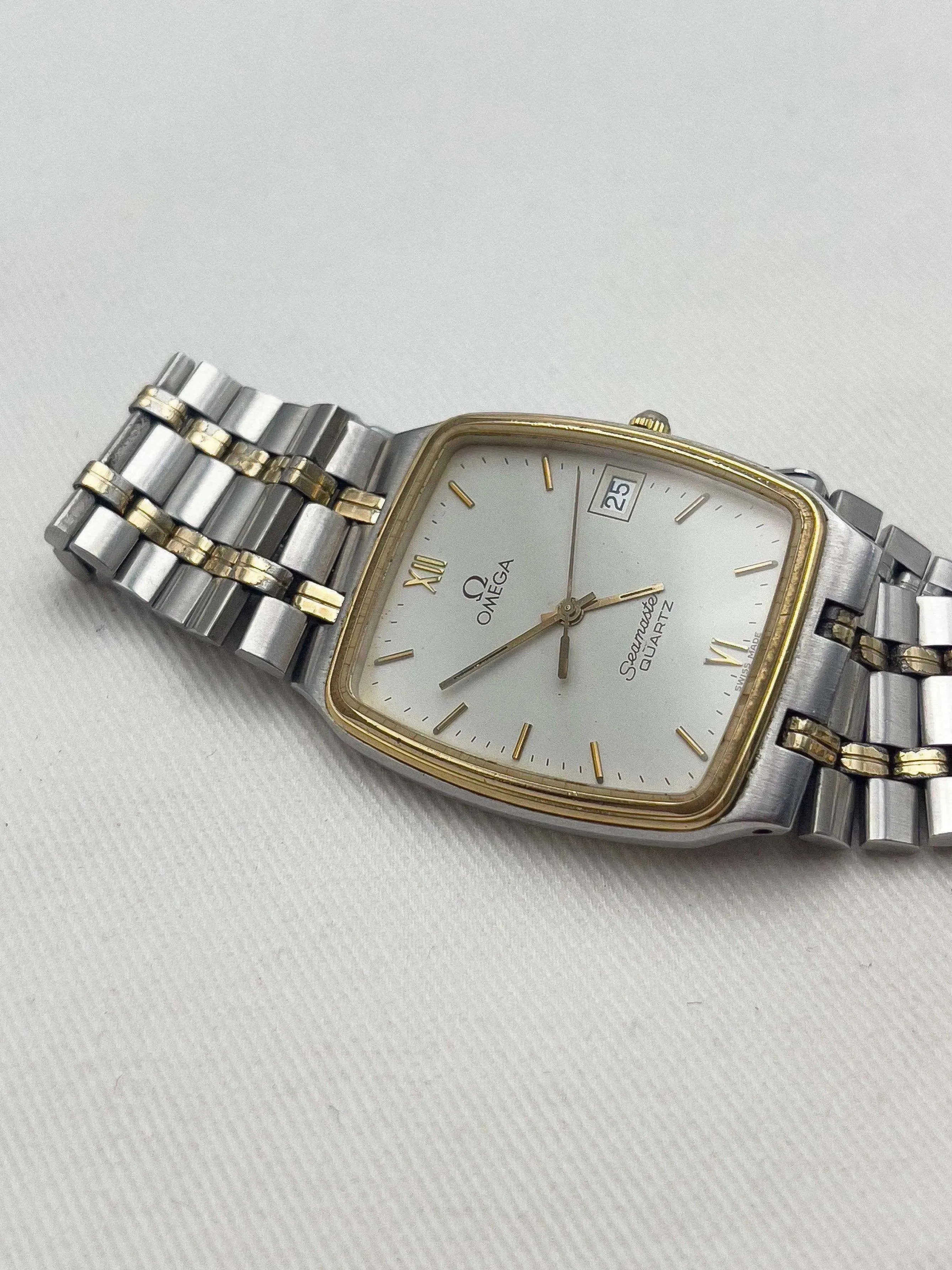 Omega - Seamaster Two Tones - boîte et documentations - 1982 - Atelier Victor - Vintage Shop