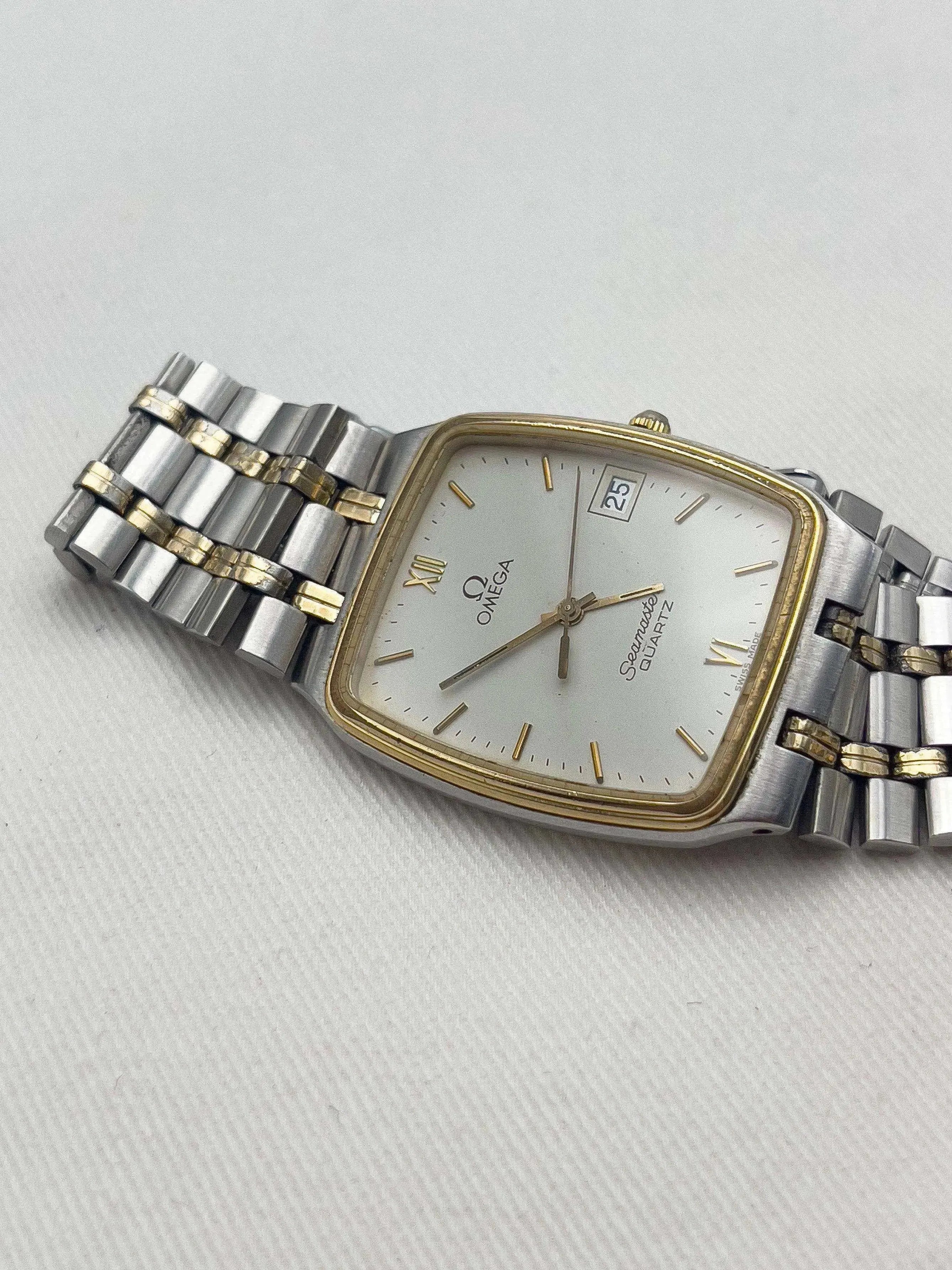 Omega - Seamaster Two Tones - boîte et documentations - 1982 - Atelier Victor - Vintage Shop