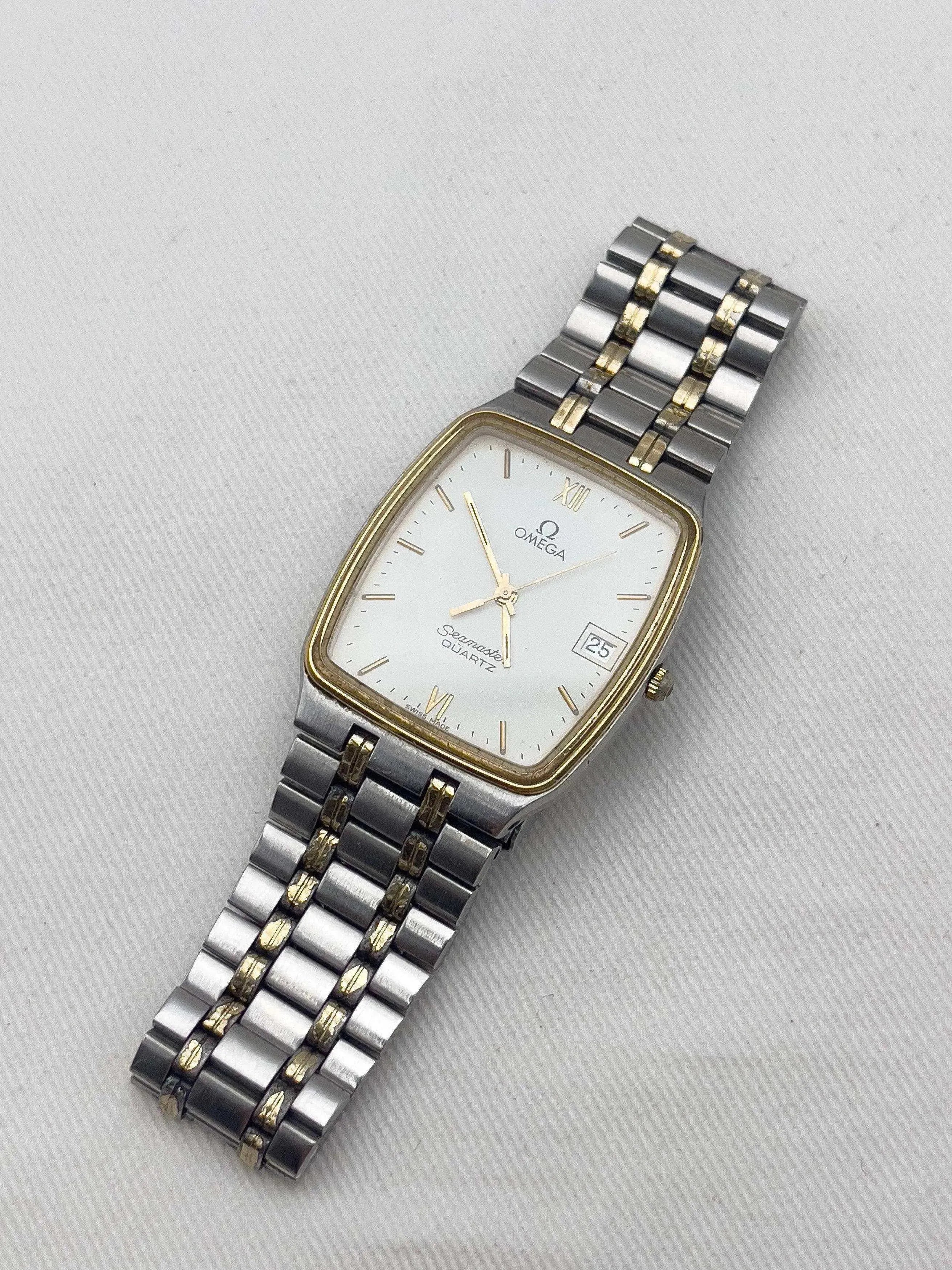 Omega - Seamaster Two Tones - boîte et documentations - 1982 - Atelier Victor - Vintage Shop