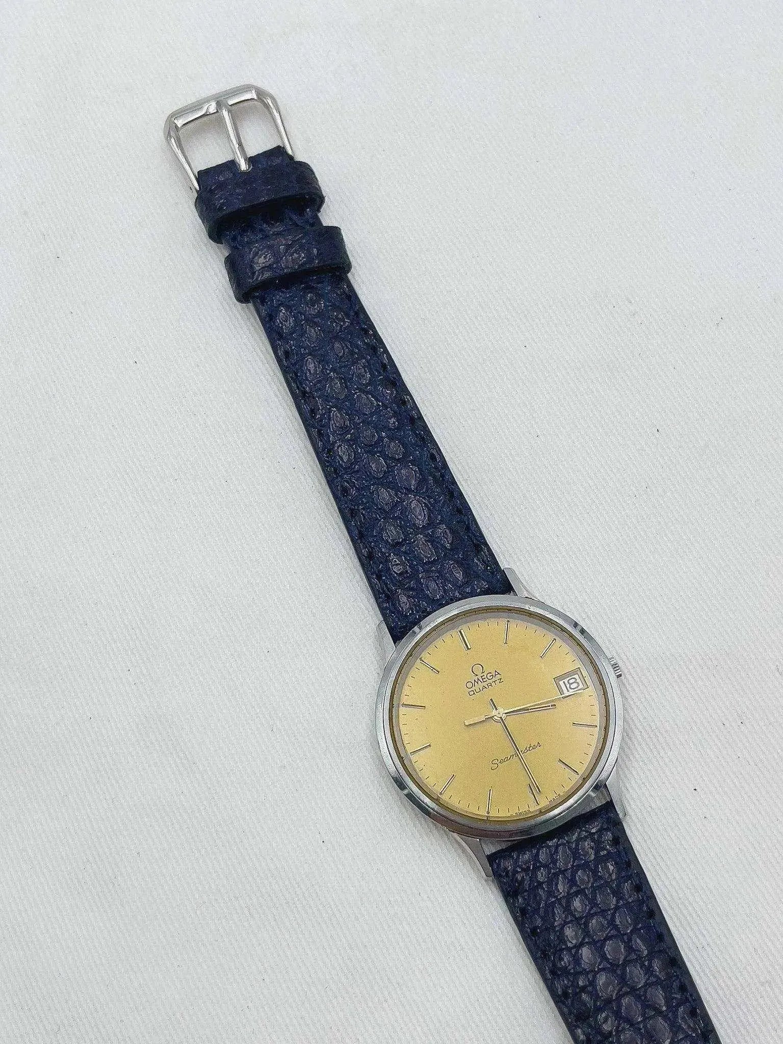 Omega - Seamaster Yellow Date - 1979 - Atelier Victor - Vintage Shop