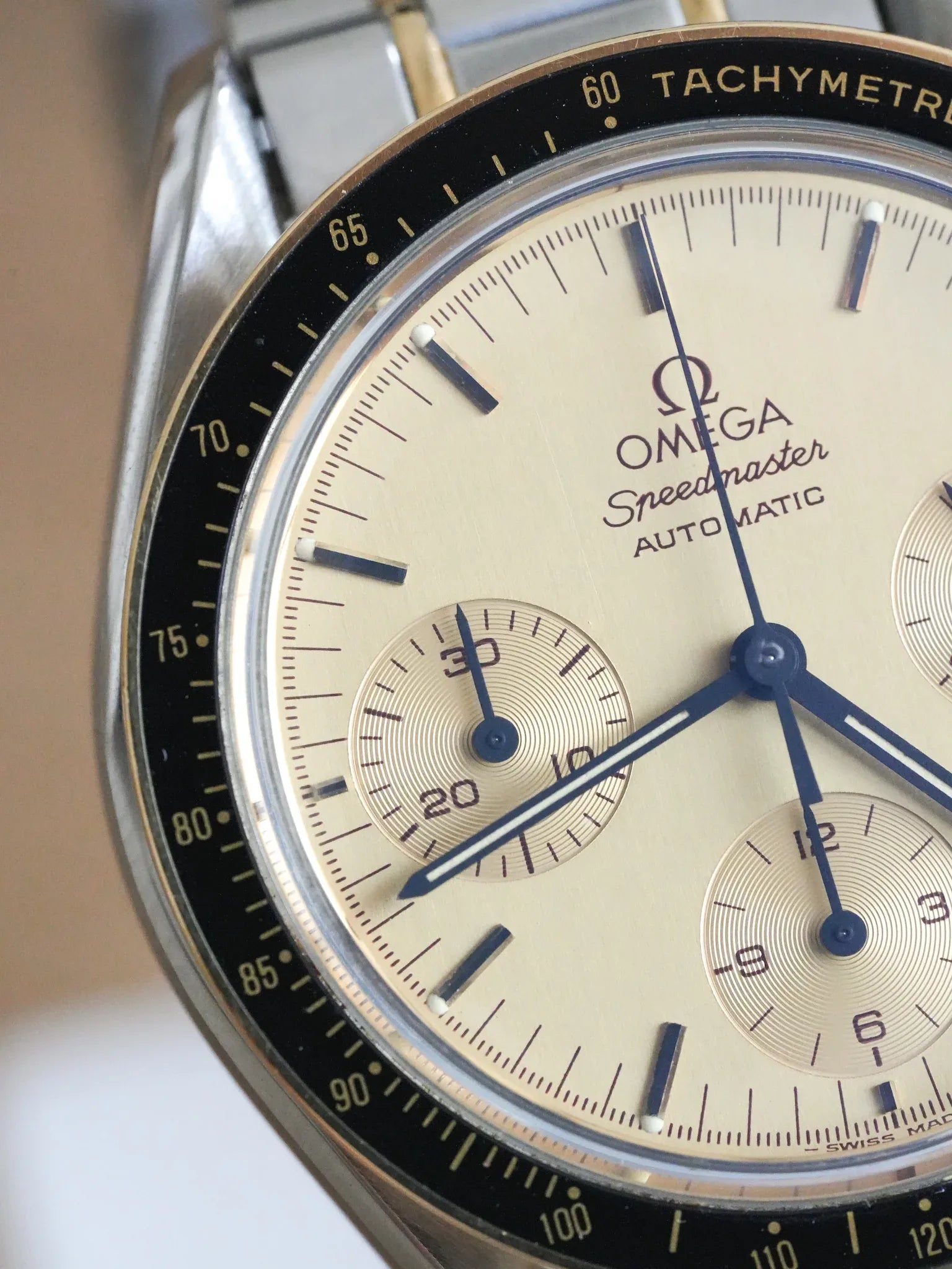 Omega - Speedmaster Reduced 175.0032 Acier Or Cadran Or - 1989 - Atelier Victor