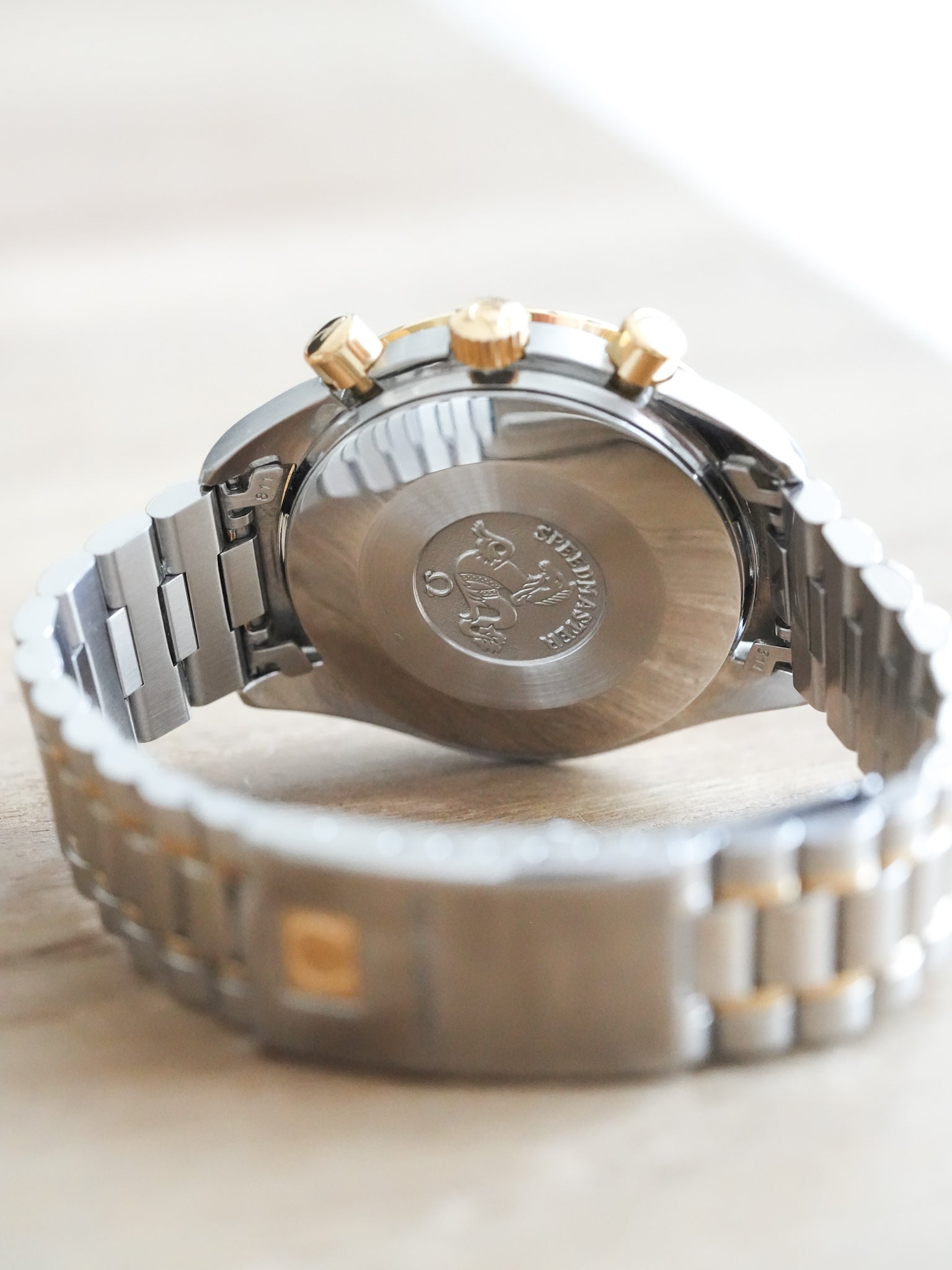 Omega - Speedmaster Reduced 175.0032 Acier Or Cadran Or - 1989 - Atelier Victor Paris - Vintage Watch Shop Dubai
