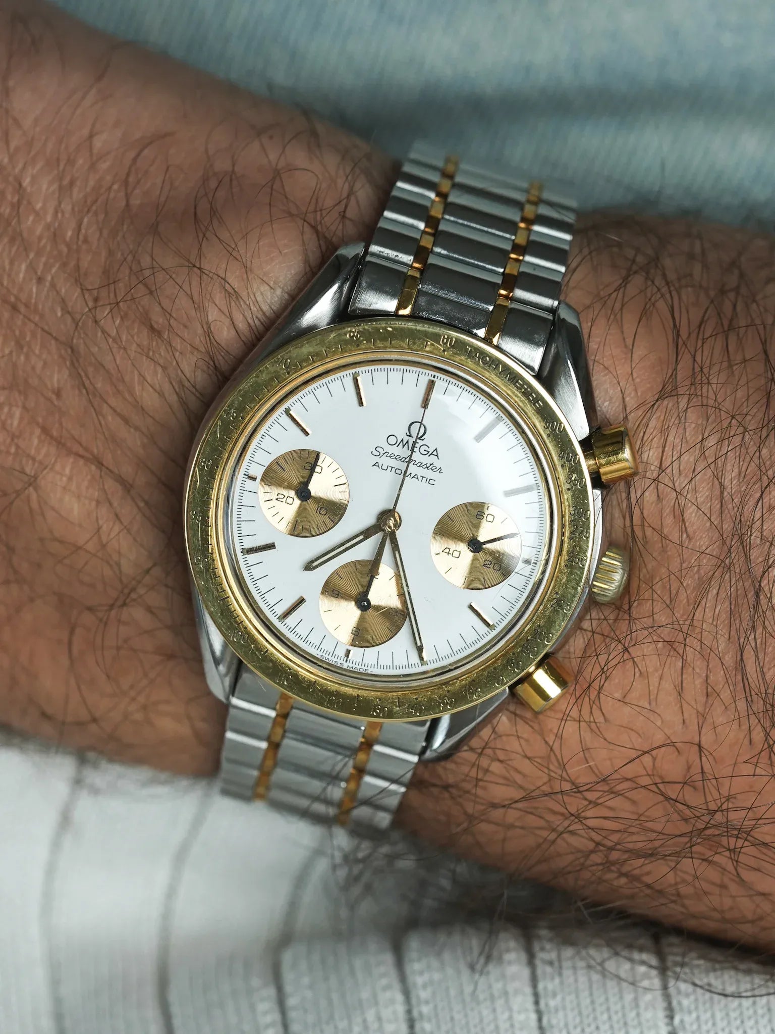 Omega - Speedmaster 减少 175.0033 或 钢 白色表盘 - 1989
