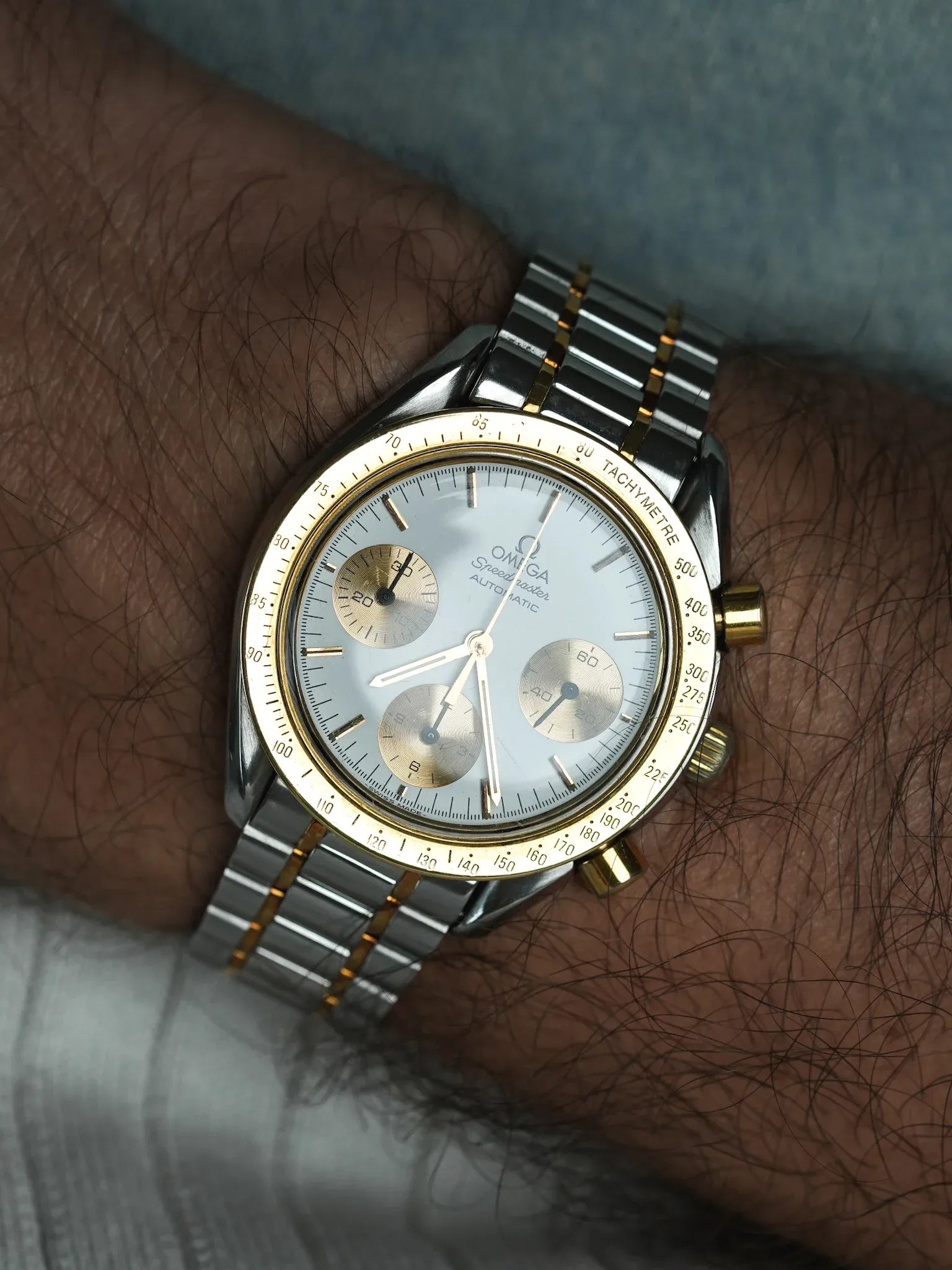 Omega - Speedmaster 减少 175.0033 或 钢 白色表盘 - 1989