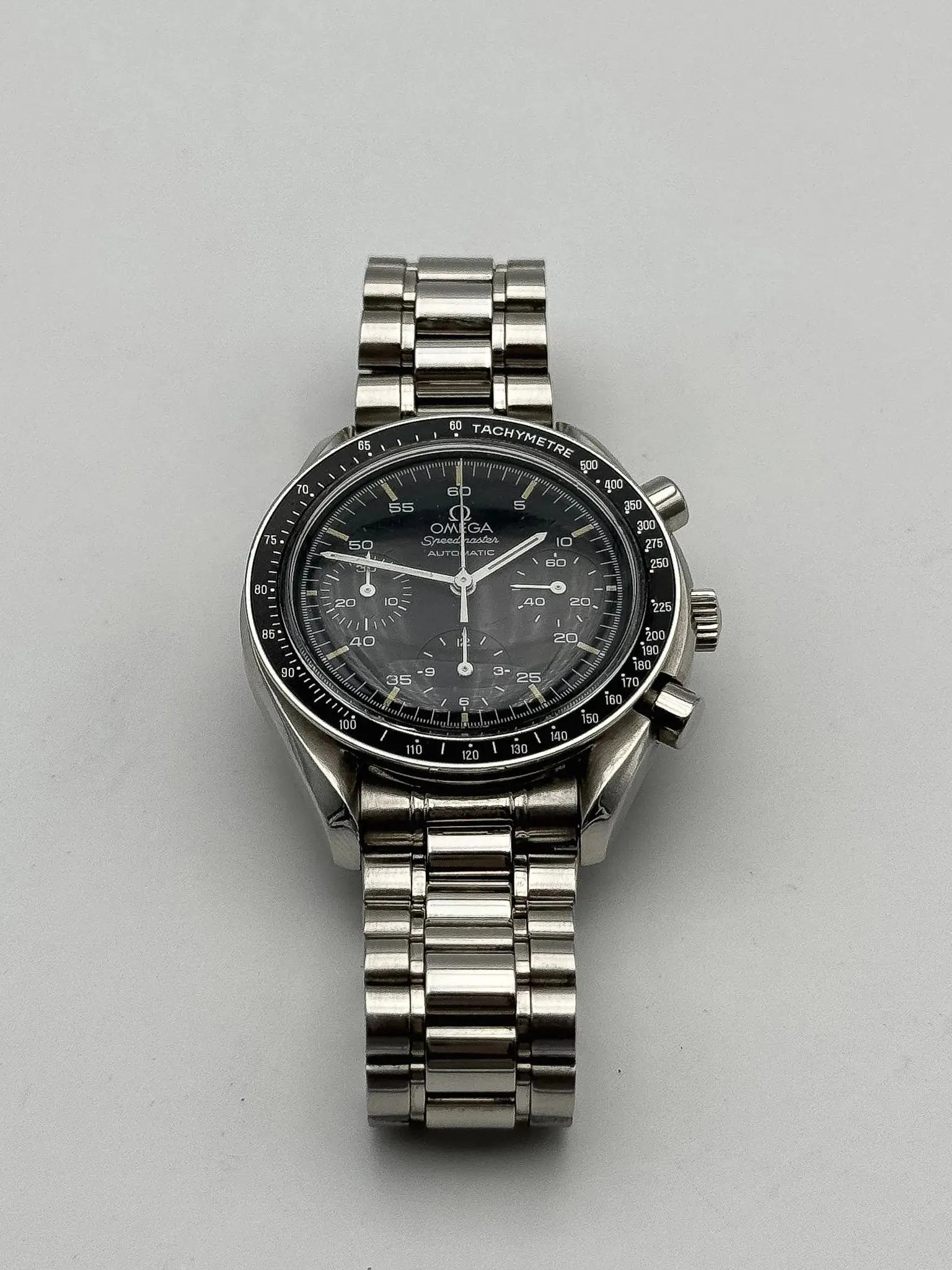 Omega - Speedmaster Reduced Noir Index Tritium - 1995 - Atelier Victor Paris - Vintage Watch Shop Dubai