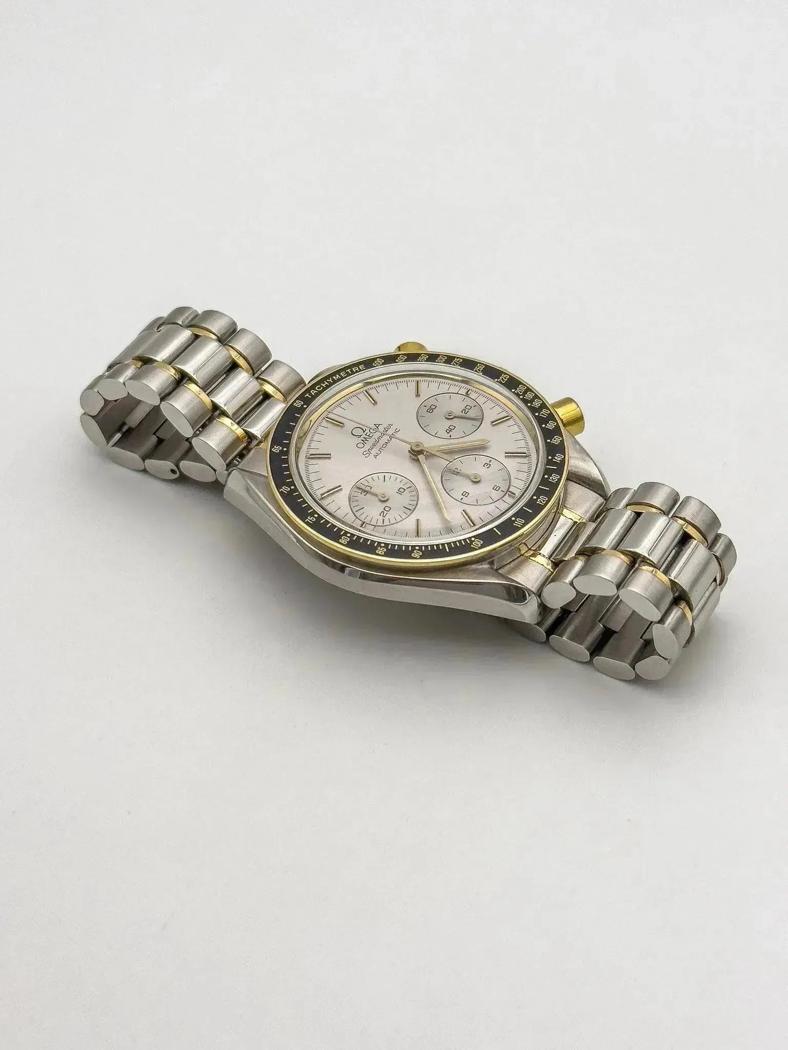 Omega - Speedmaster Reduced Two Tones Grey - 1990s - Atelier Victor Paris - Vintage Watch Shop Dubai
