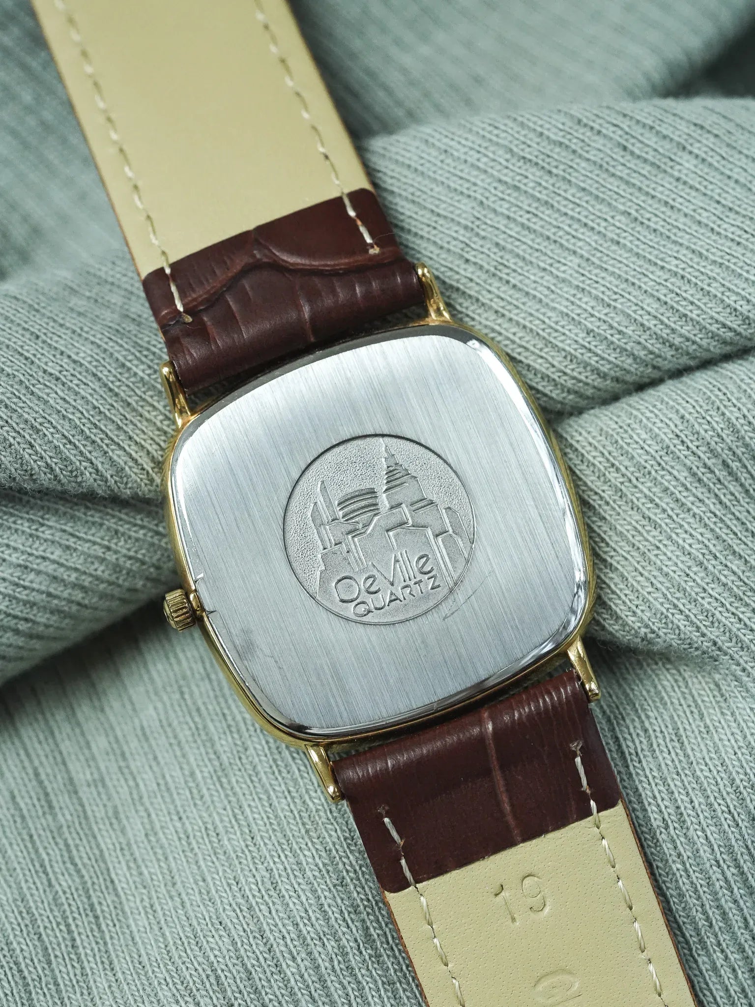 Omega - Gold Plated TV Tapestry Dial - 1990s