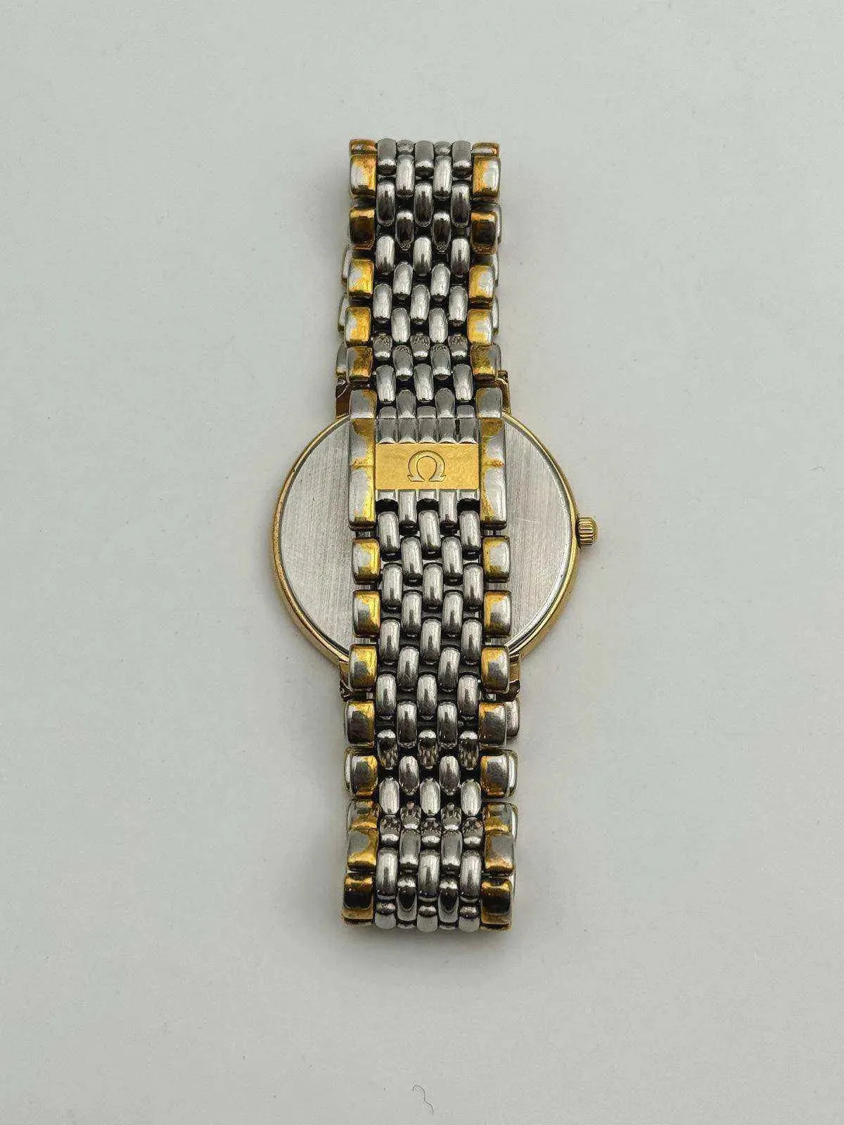 Omega - Ultra Slim Grain de riz two tones - 1980s - Atelier Victor Paris - Vintage Watch Shop Dubai