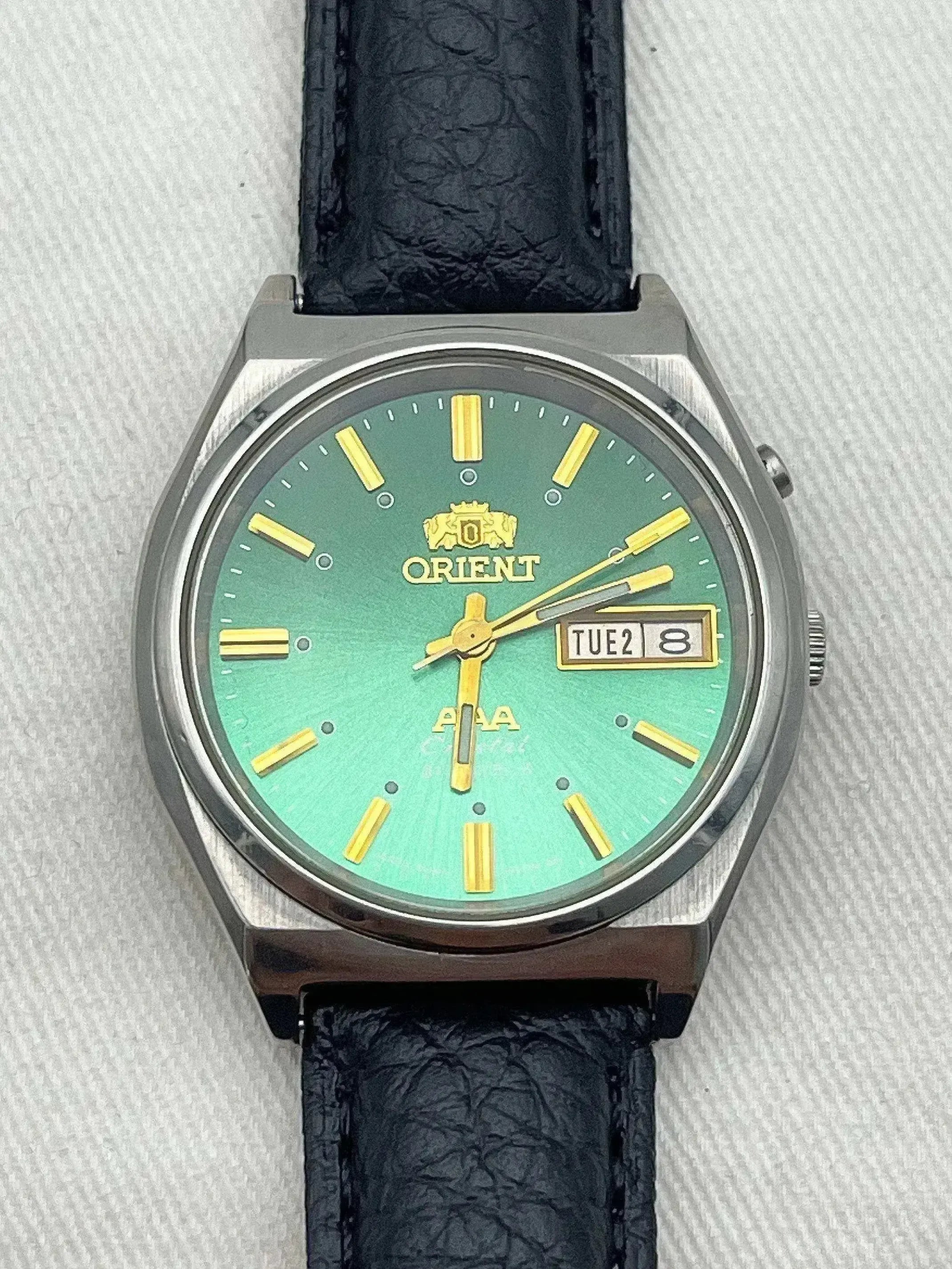 Orient - Acier Vert et index or- 1970s - Atelier Victor