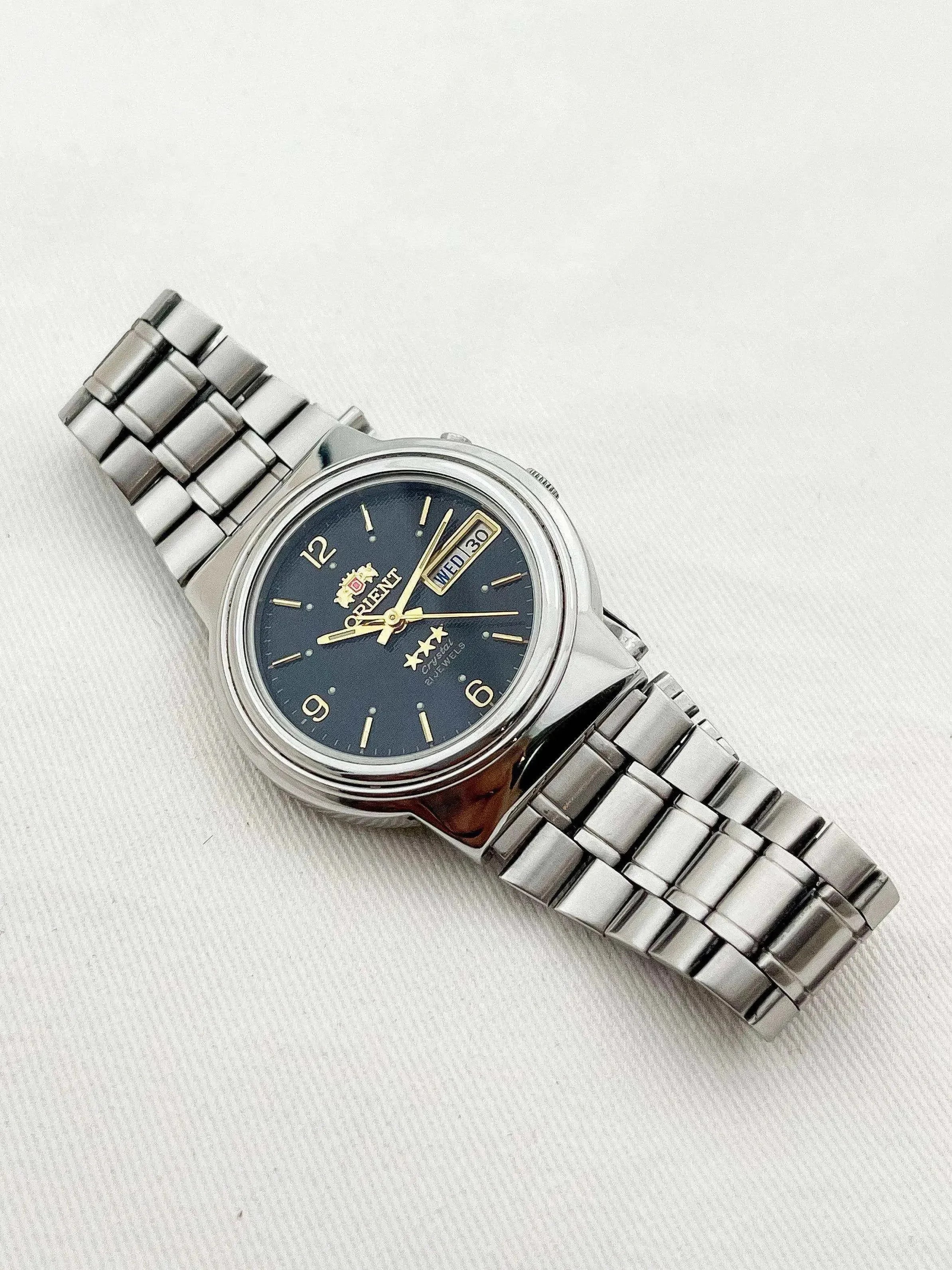 Orient - Black Dial Daydate - 1980s - Atelier Victor - Vintage Shop