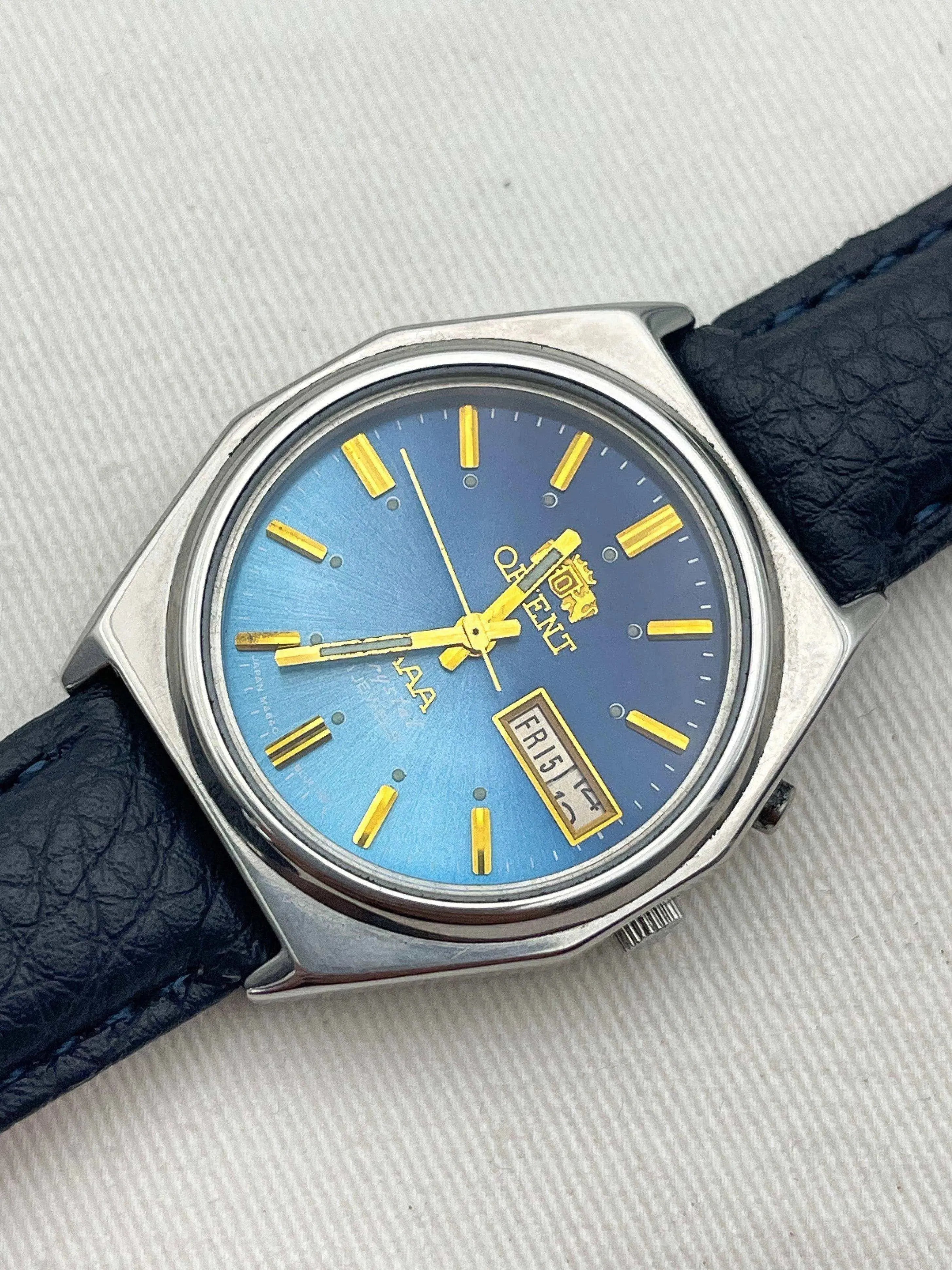 Orient - Blue Lagoon - 1970s - Atelier Victor Paris - Vintage Watch Shop Dubai