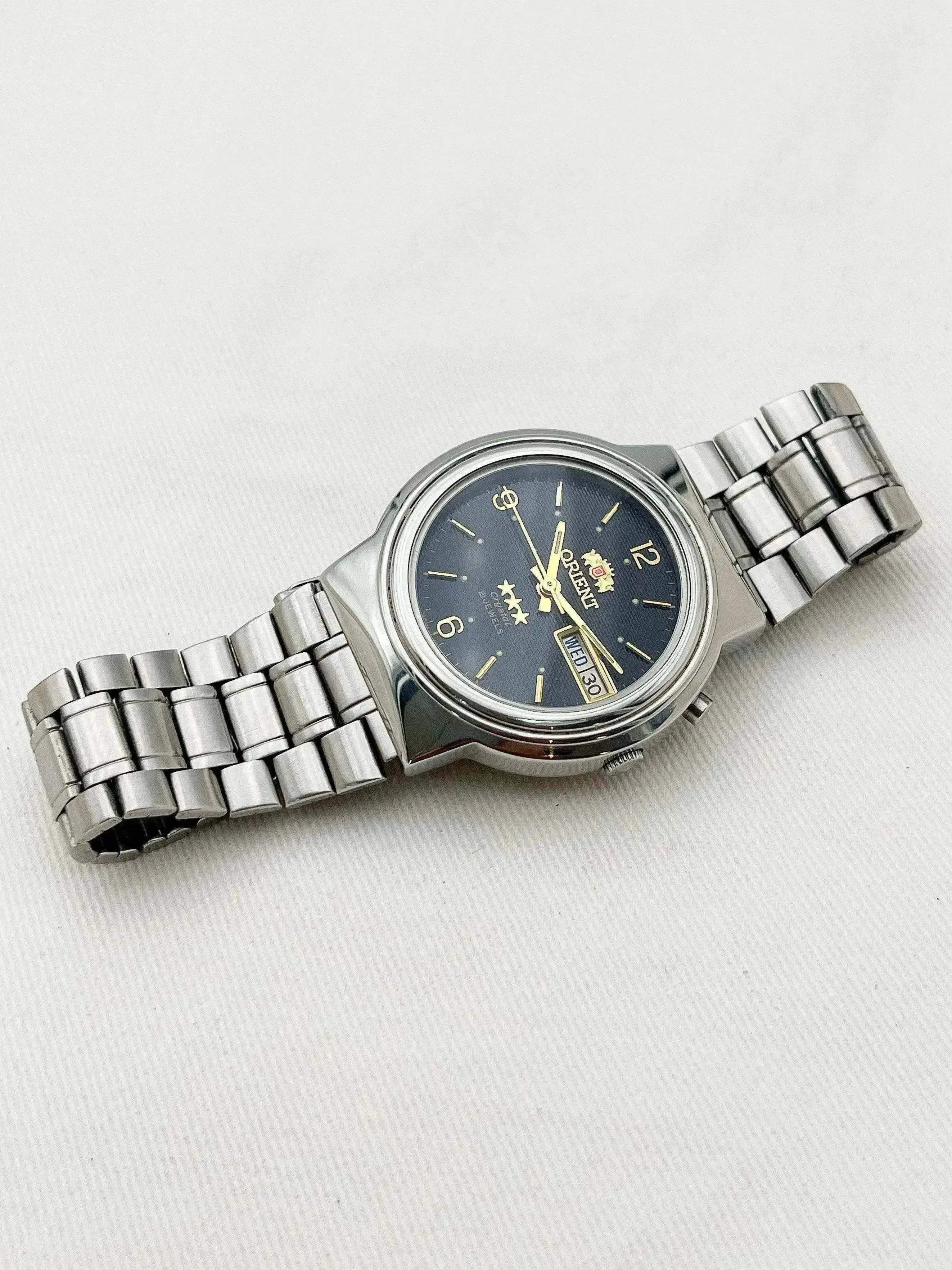 Orient - Cadran noir daydate - 1980s - Atelier Victor