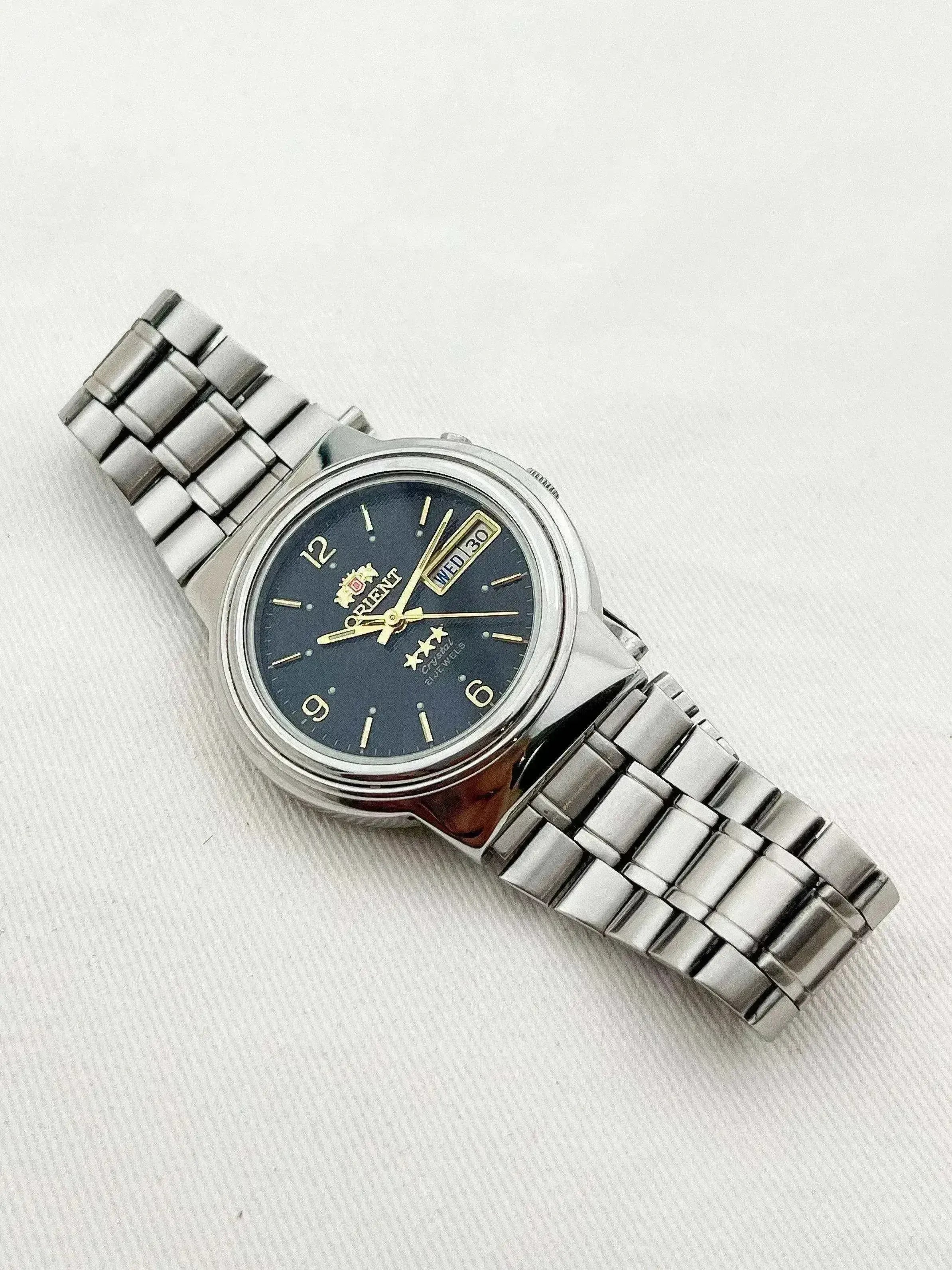 Orient - Cadran noir daydate - 1980s - Atelier Victor