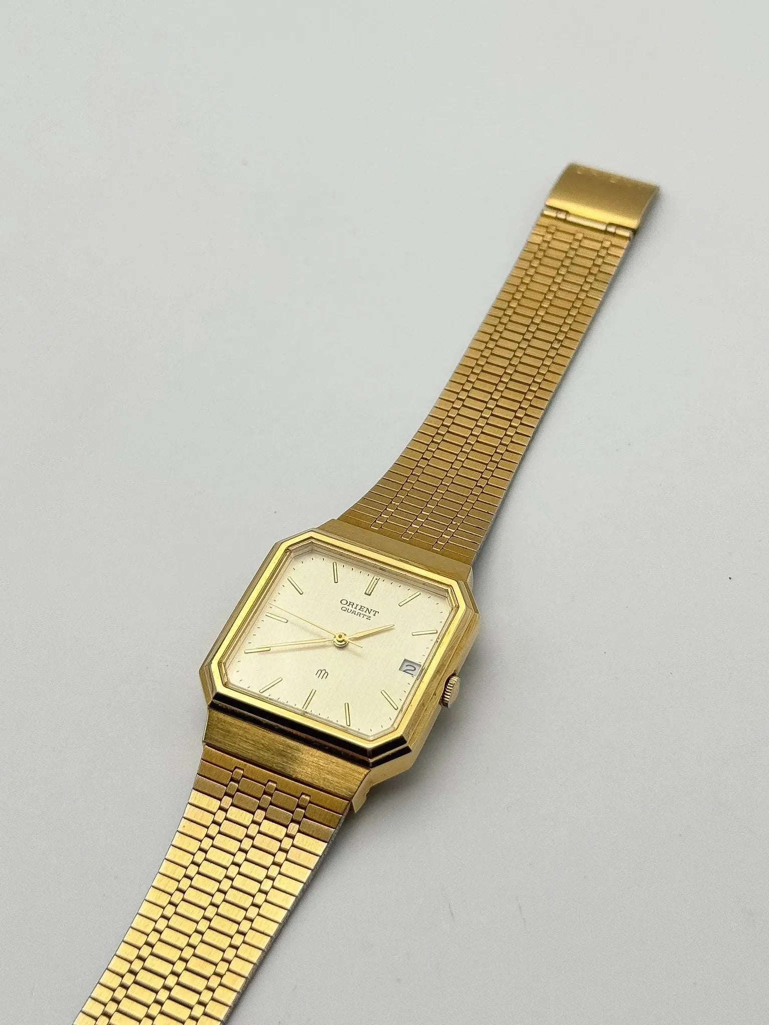 Orient - Carré Acier Doré - 1990s - Atelier Victor Paris - Vintage Watch Shop Dubai