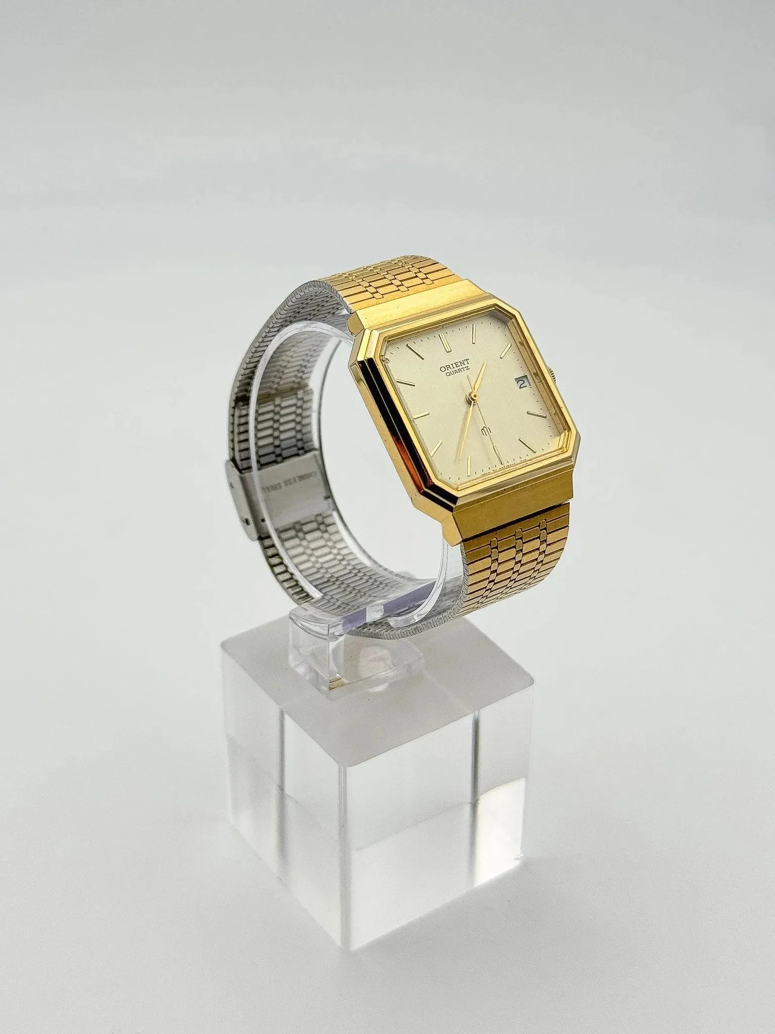 Orient - Carré Acier Doré - 1990s - Atelier Victor Paris - Vintage Watch Shop Dubai