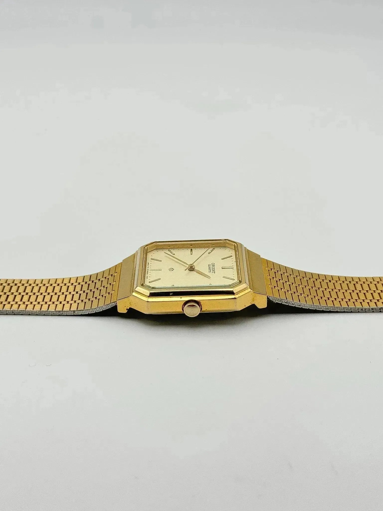 Orient - Carré Acier Doré - 1990s - Atelier Victor Paris - Vintage Watch Shop Dubai