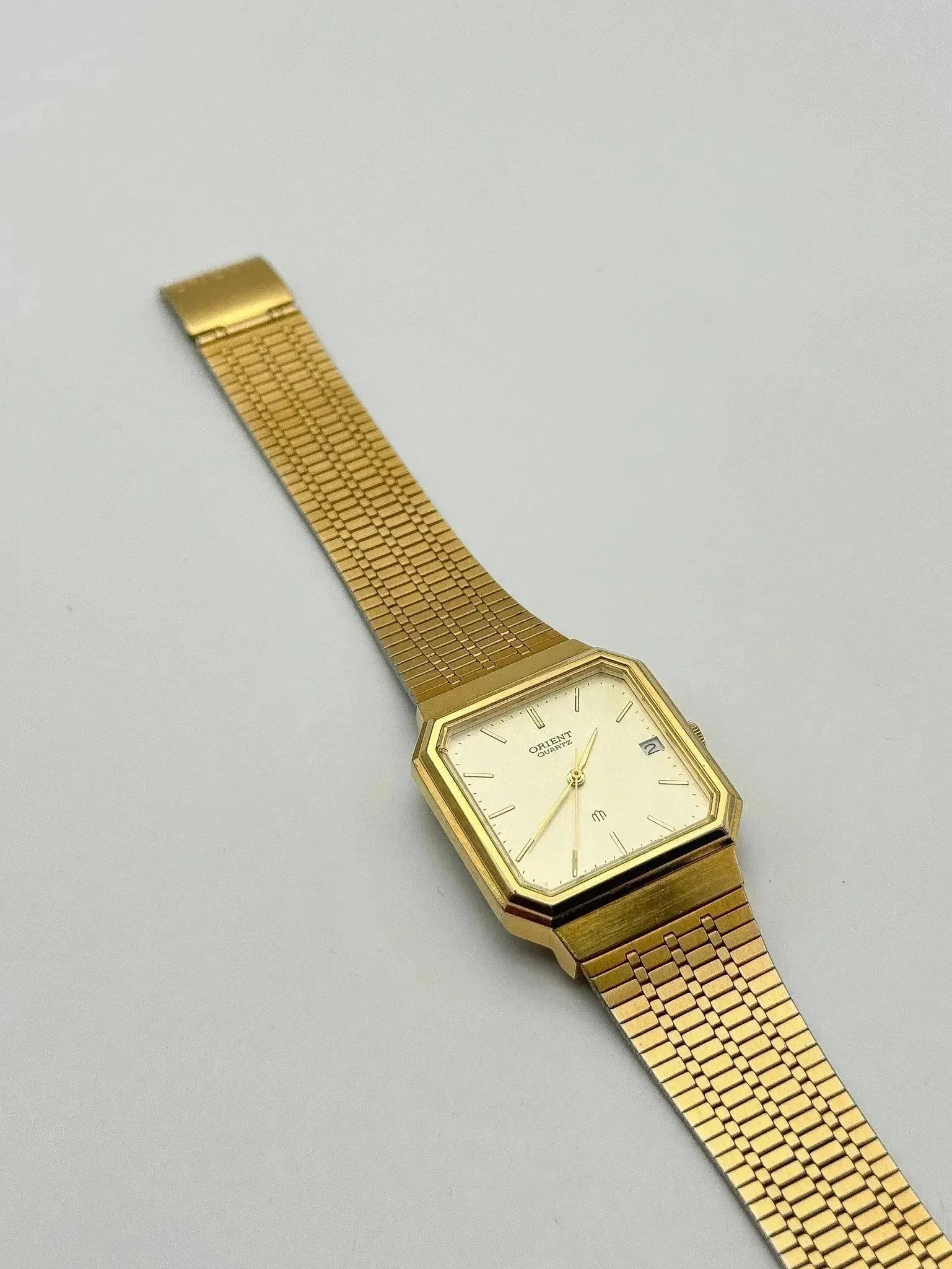 Orient - Carré Acier Doré - 1990s - Atelier Victor Paris - Vintage Watch Shop Dubai