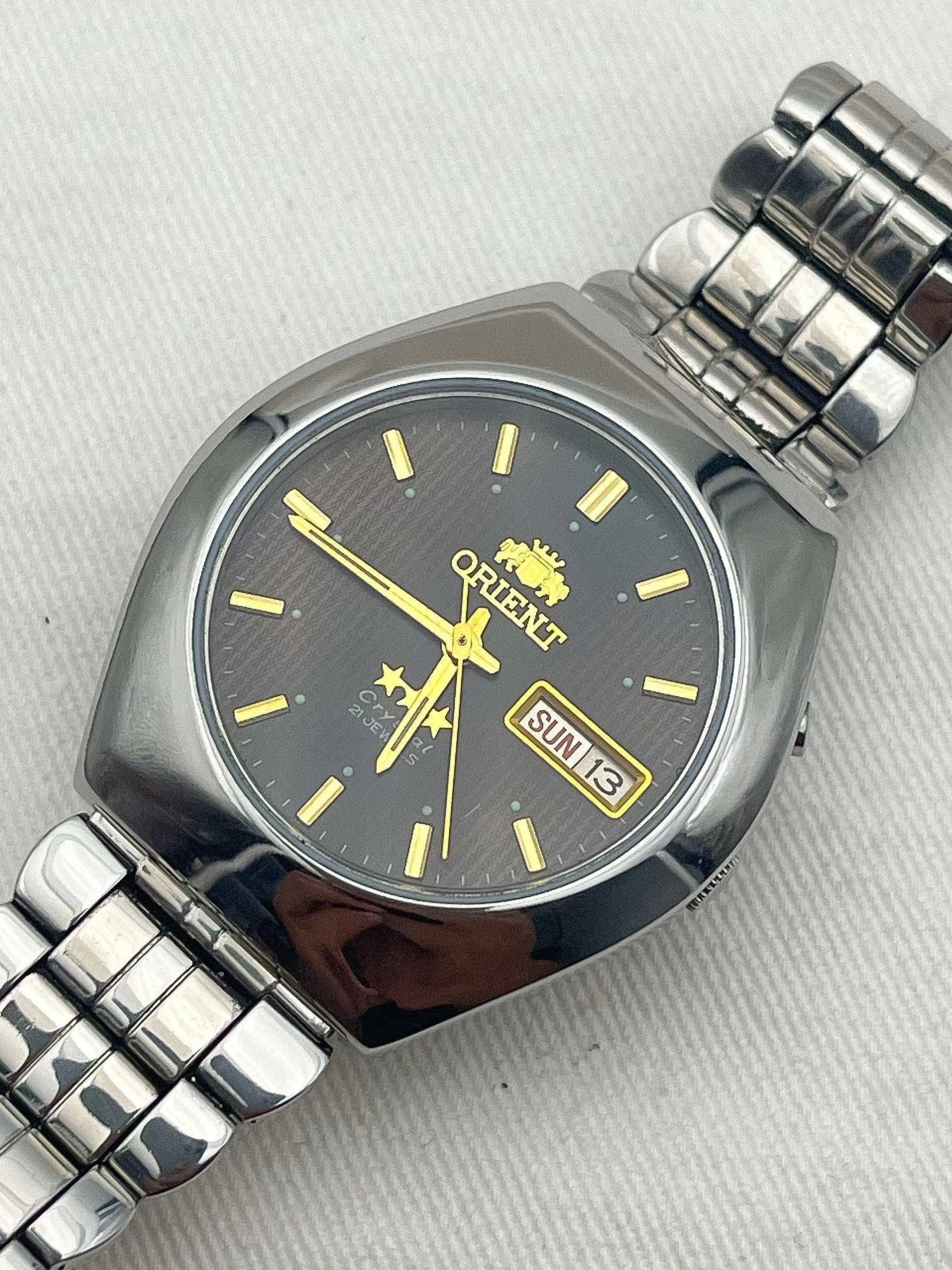 Orient - Chocolat - 1980s - Atelier Victor Paris - Vintage Watch Shop Dubai