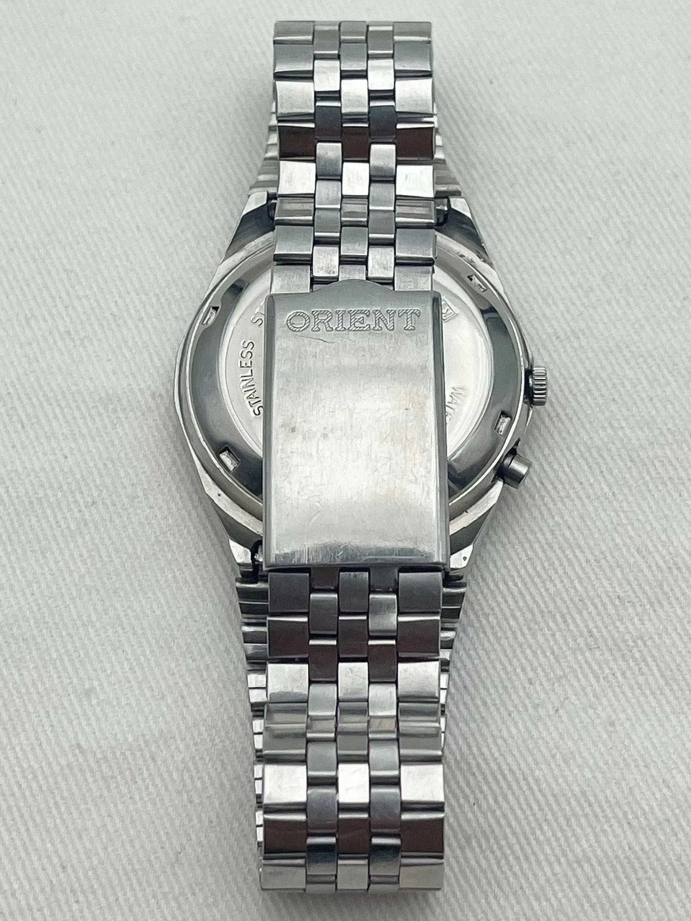 Orient - Daydate cadran beige indewx or - 1980s - Atelier Victor