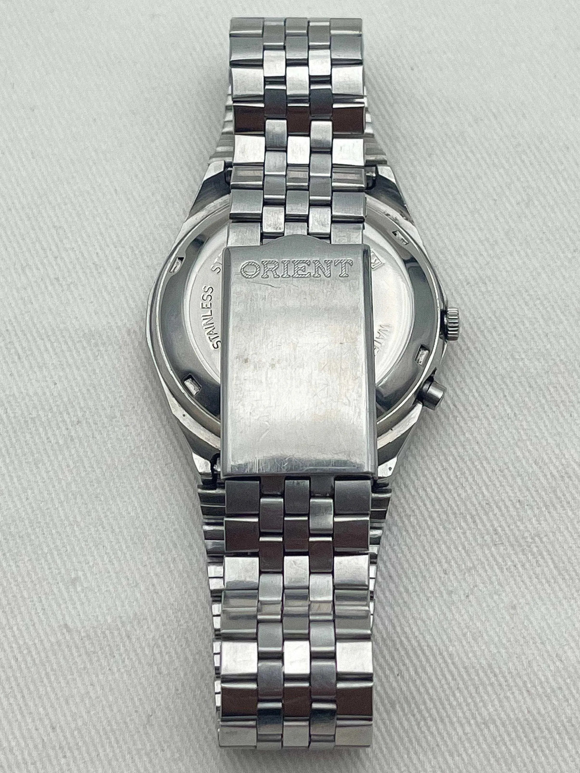 Orient - Daydate cadran beige indewx or - 1980s - Atelier Victor - Vintage Shop