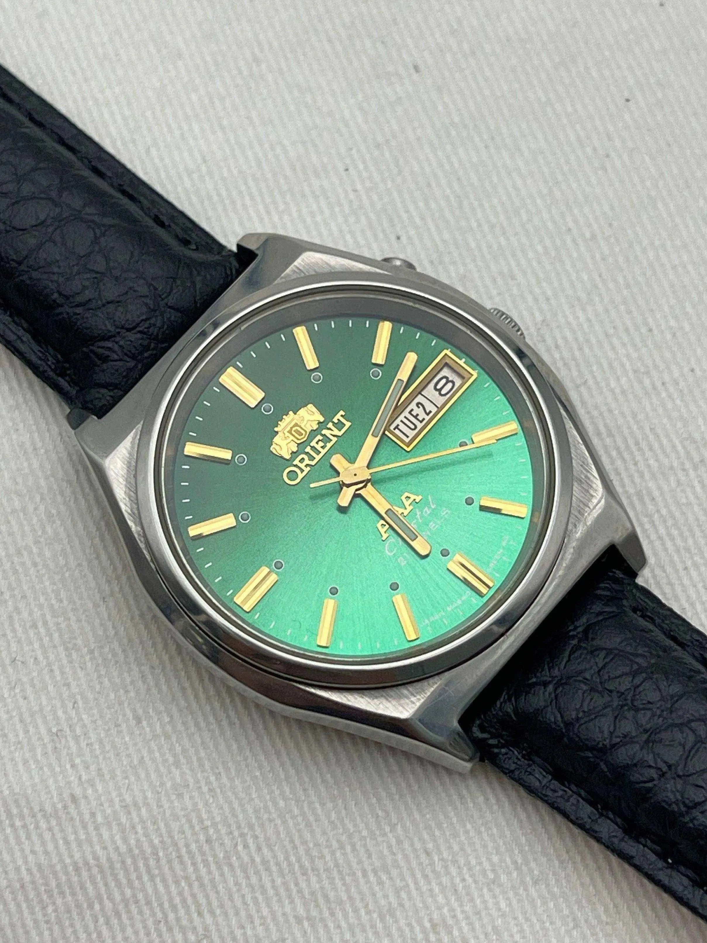 Orient - Green Gold - 1970s - Atelier Victor Paris - Vintage Watch Shop Dubai
