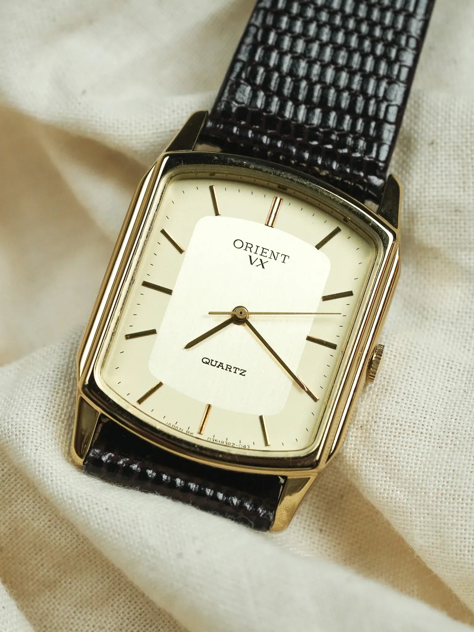 Orient - Tank plaqué or - NOS - 1980s - Atelier Victor