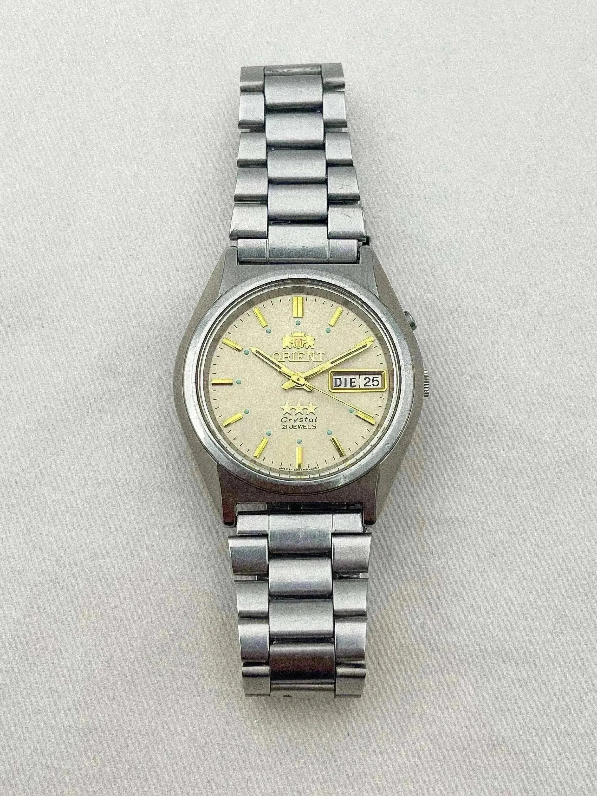 Orient - White Stars Dial Daydate Turquoise Dots - 1980s - Atelier Victor