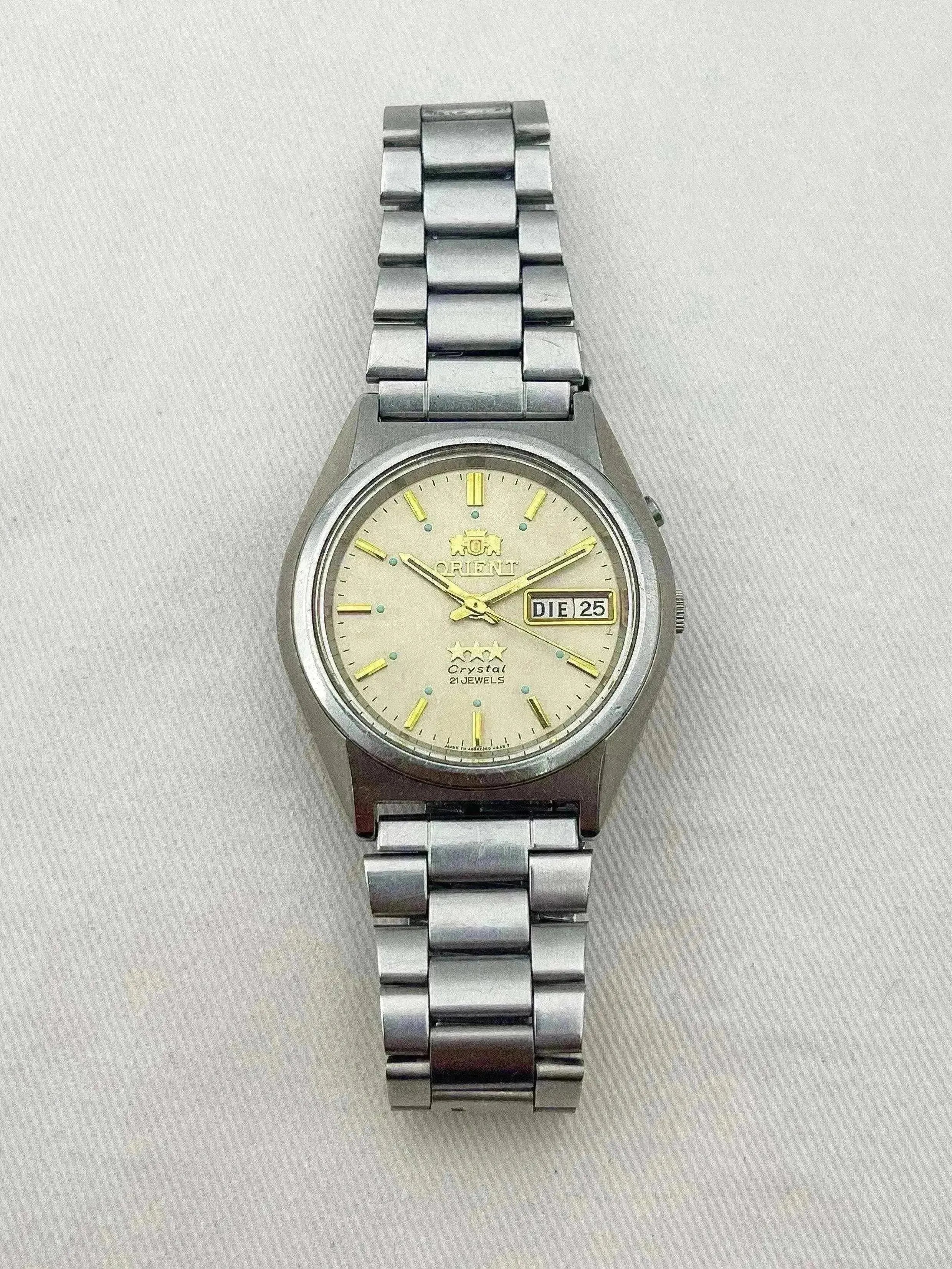 Orient - White Stars Dial Daydate Turquoise Dots - 1980s - Atelier Victor